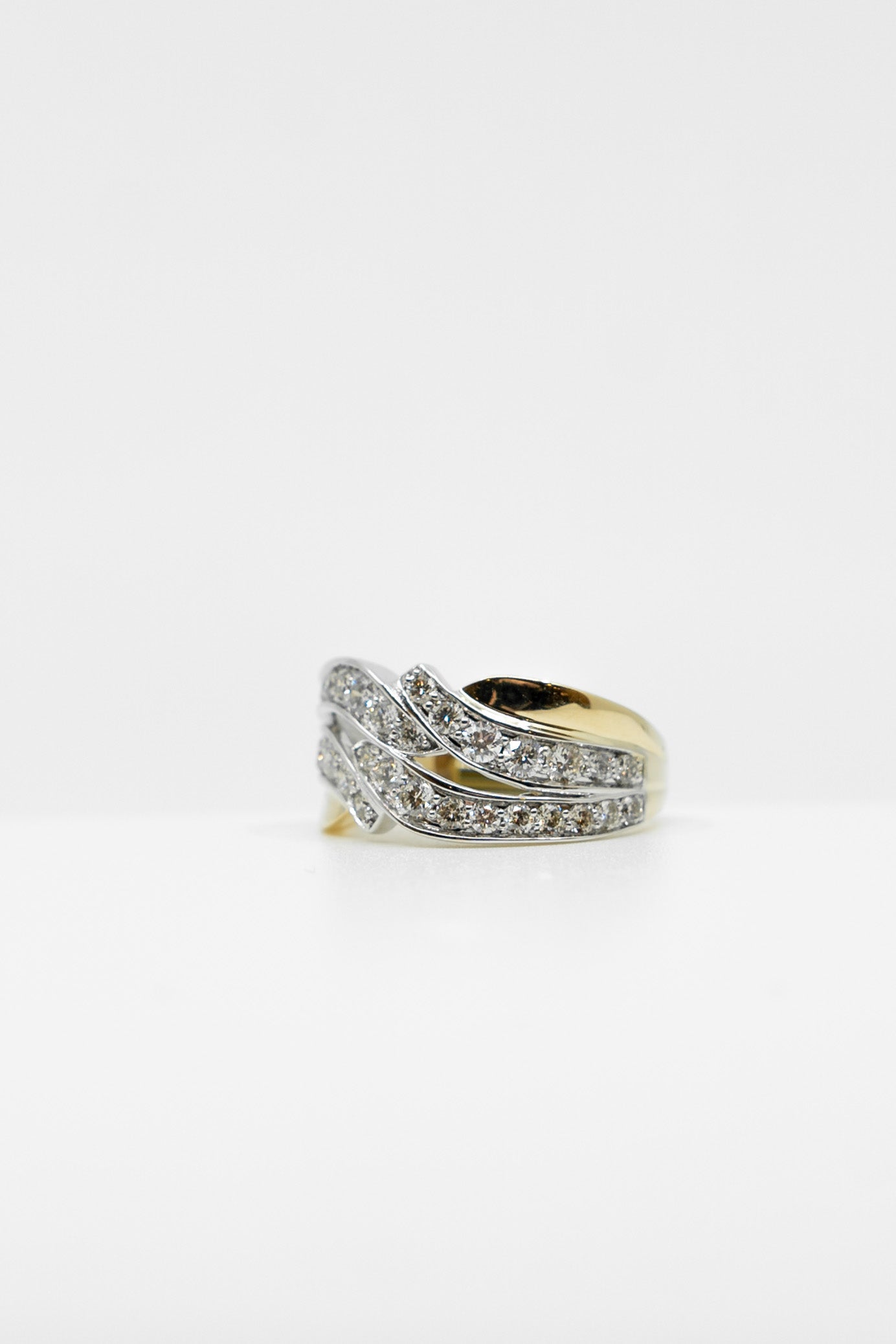 Interwoven Diamond Ring