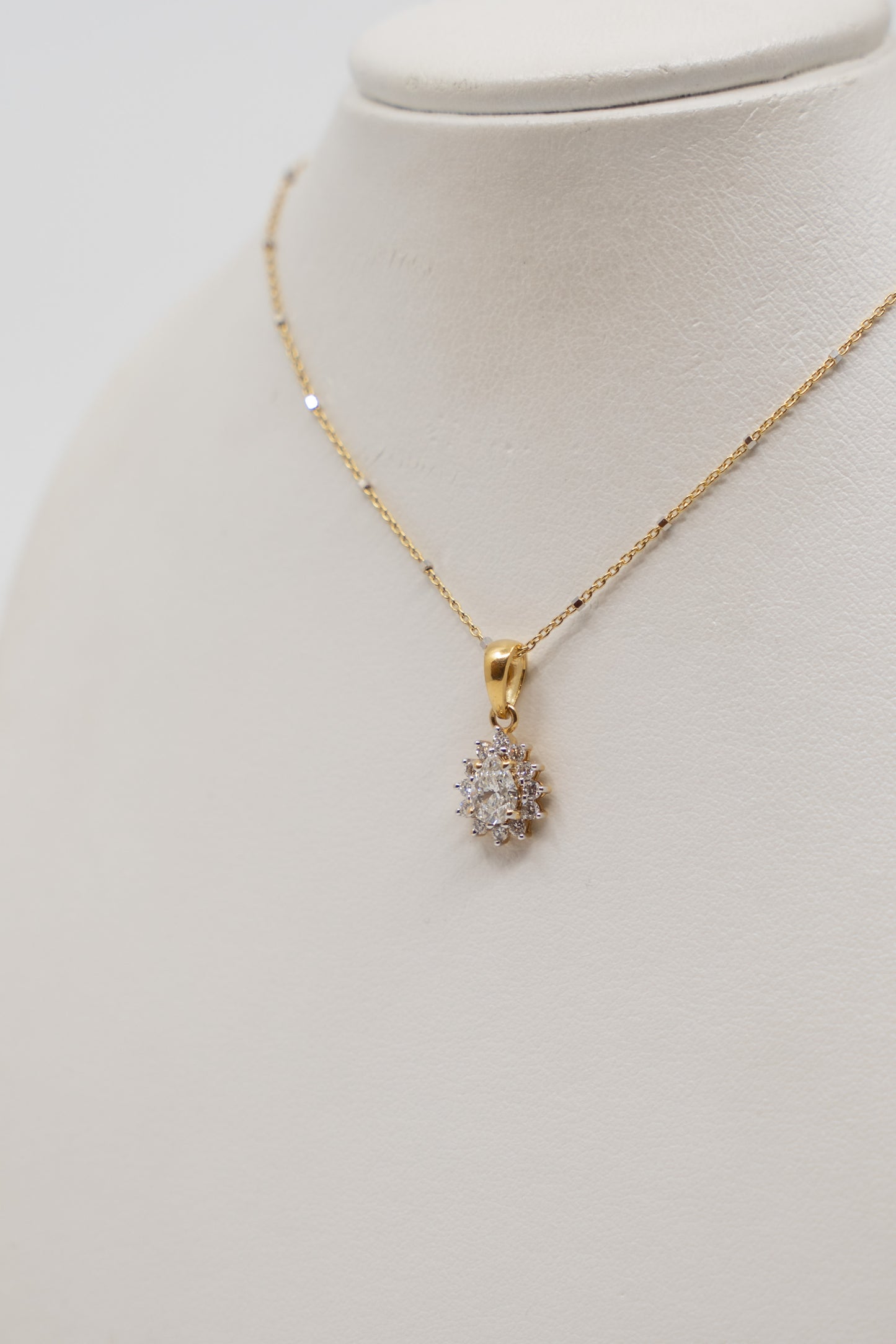 Pear Cut Diamond Pendant