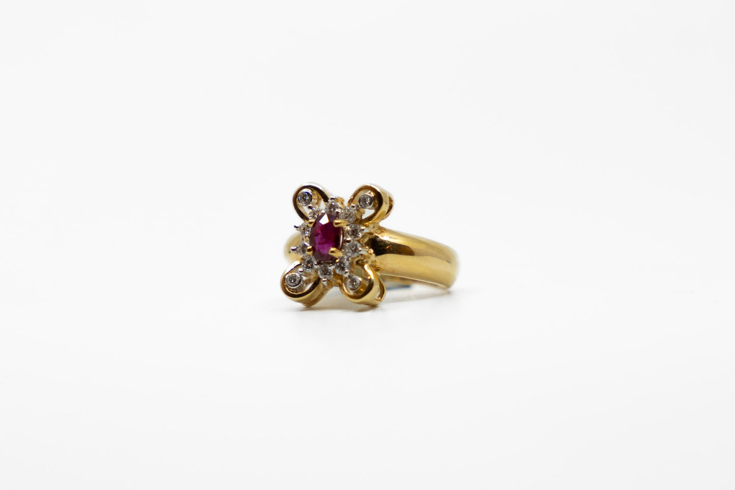 Ruby Butterfly Ring