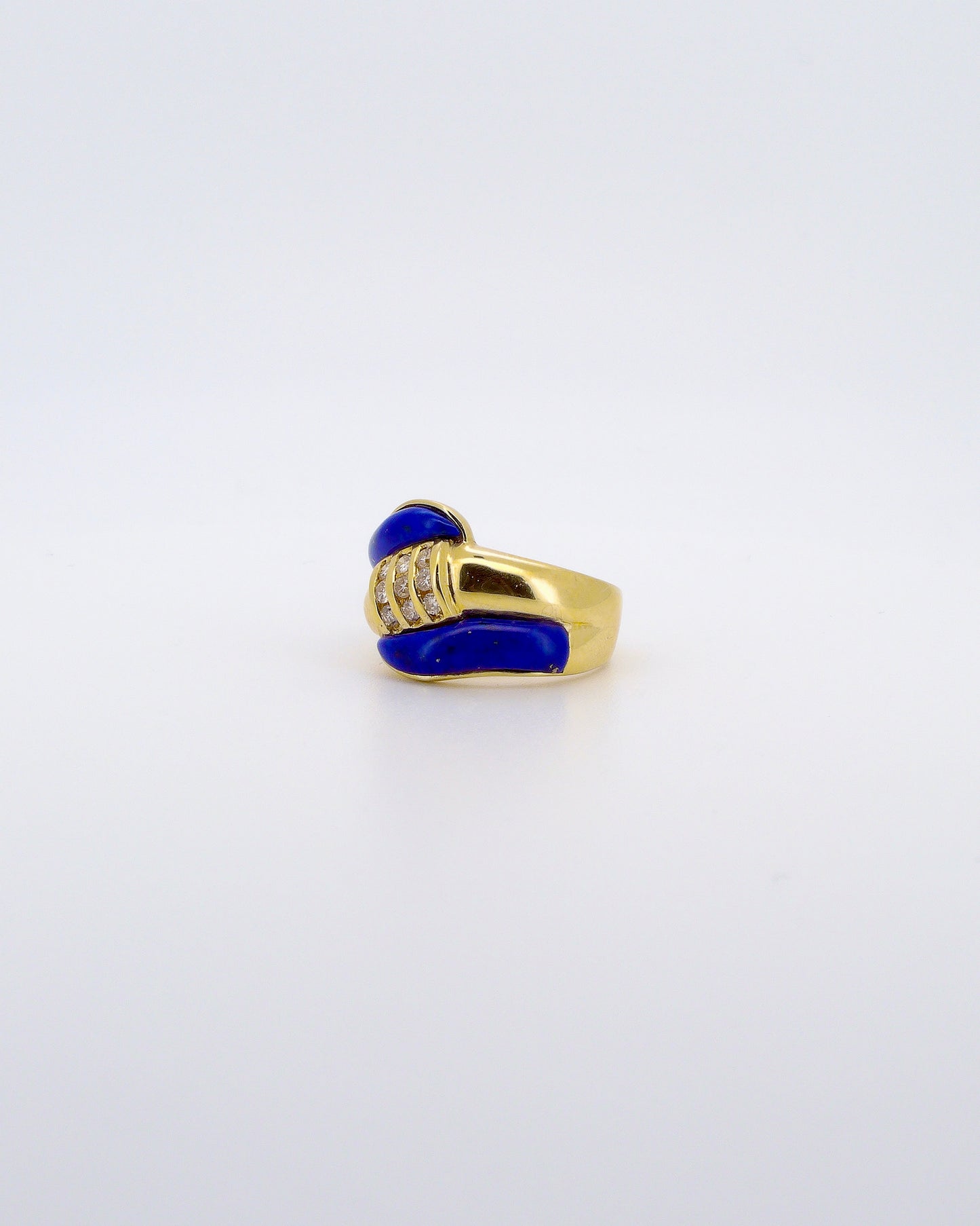 Vintage Aesthetic Lapis Ring