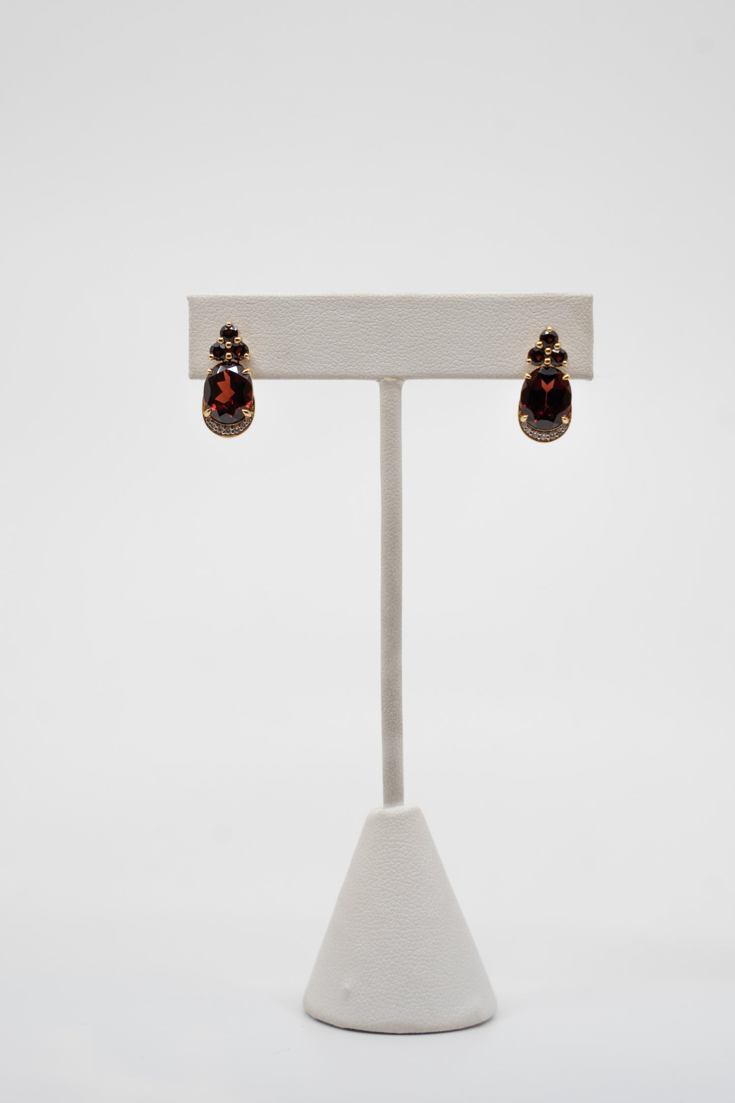 Garnet Drop Earrings