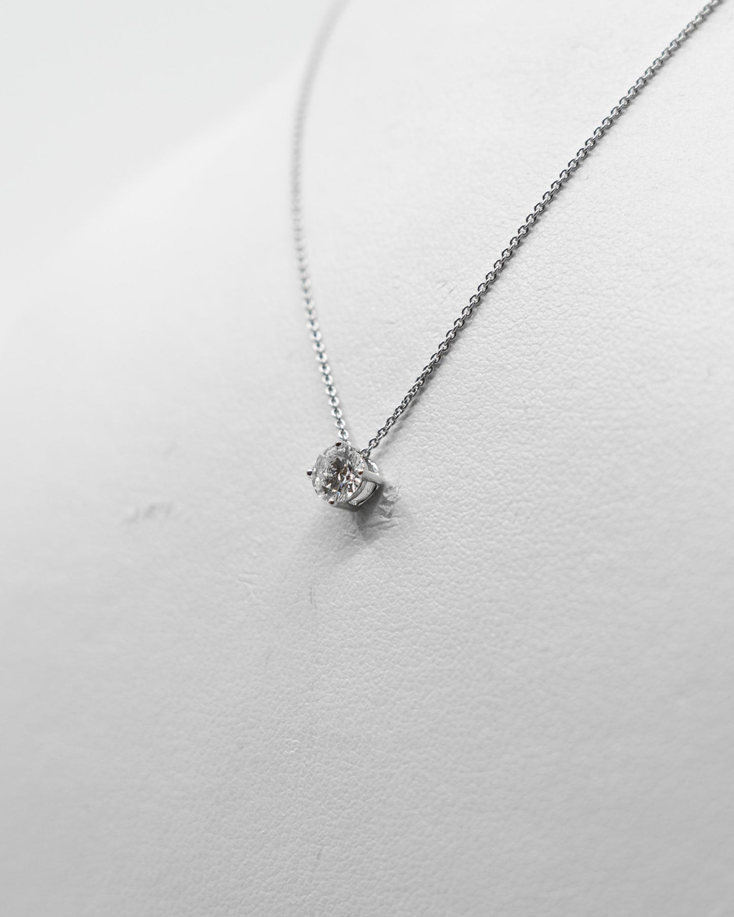 Diamond Solitaire Necklace