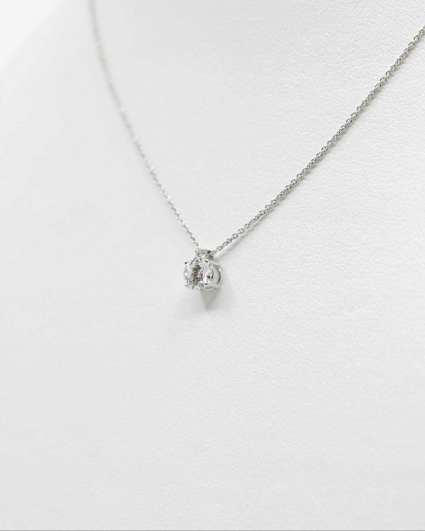 Diamond Solitaire..ish Necklace
