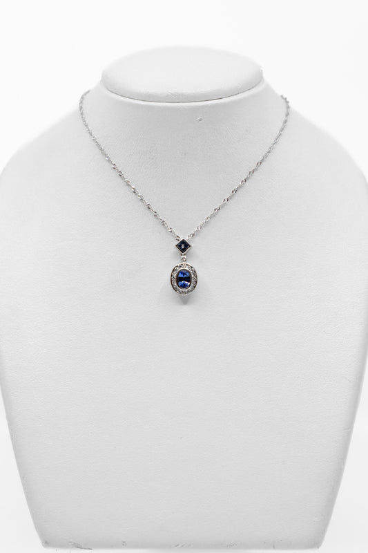Bezelled Tanzanite Pendant