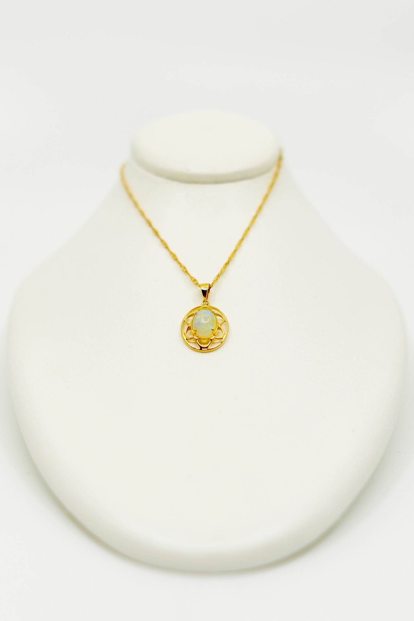 Opal Dream Catcher Pendant