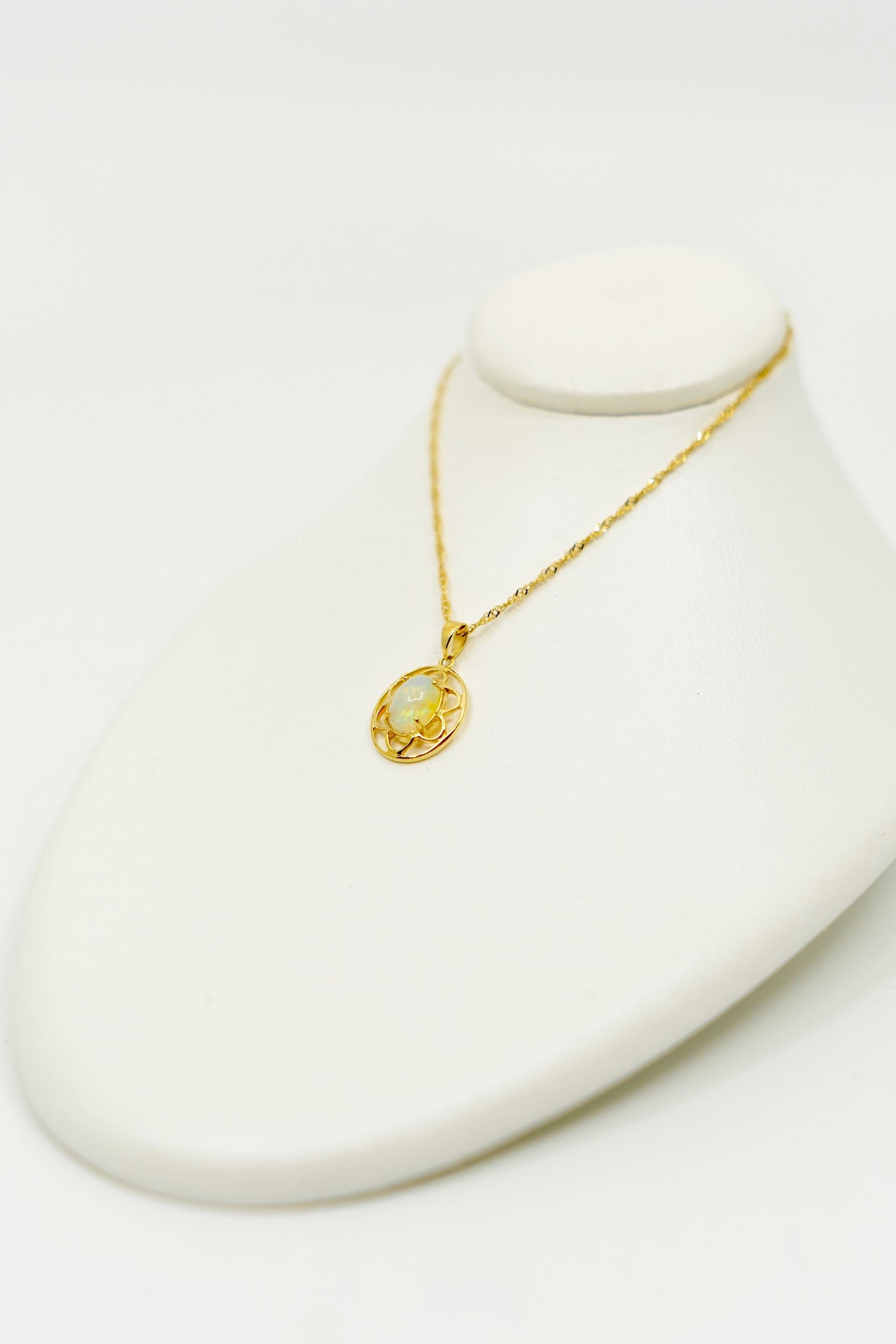 Opal Dream Catcher Pendant