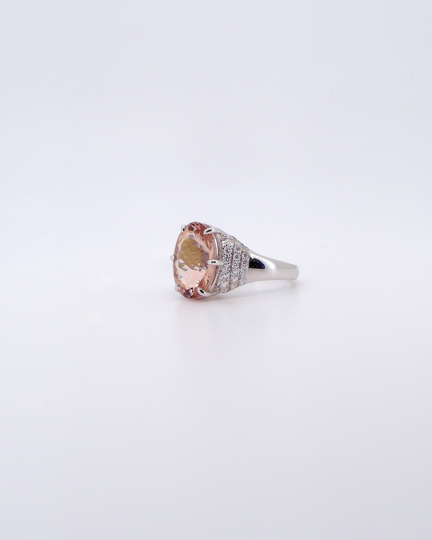 Evening Morganite Ring