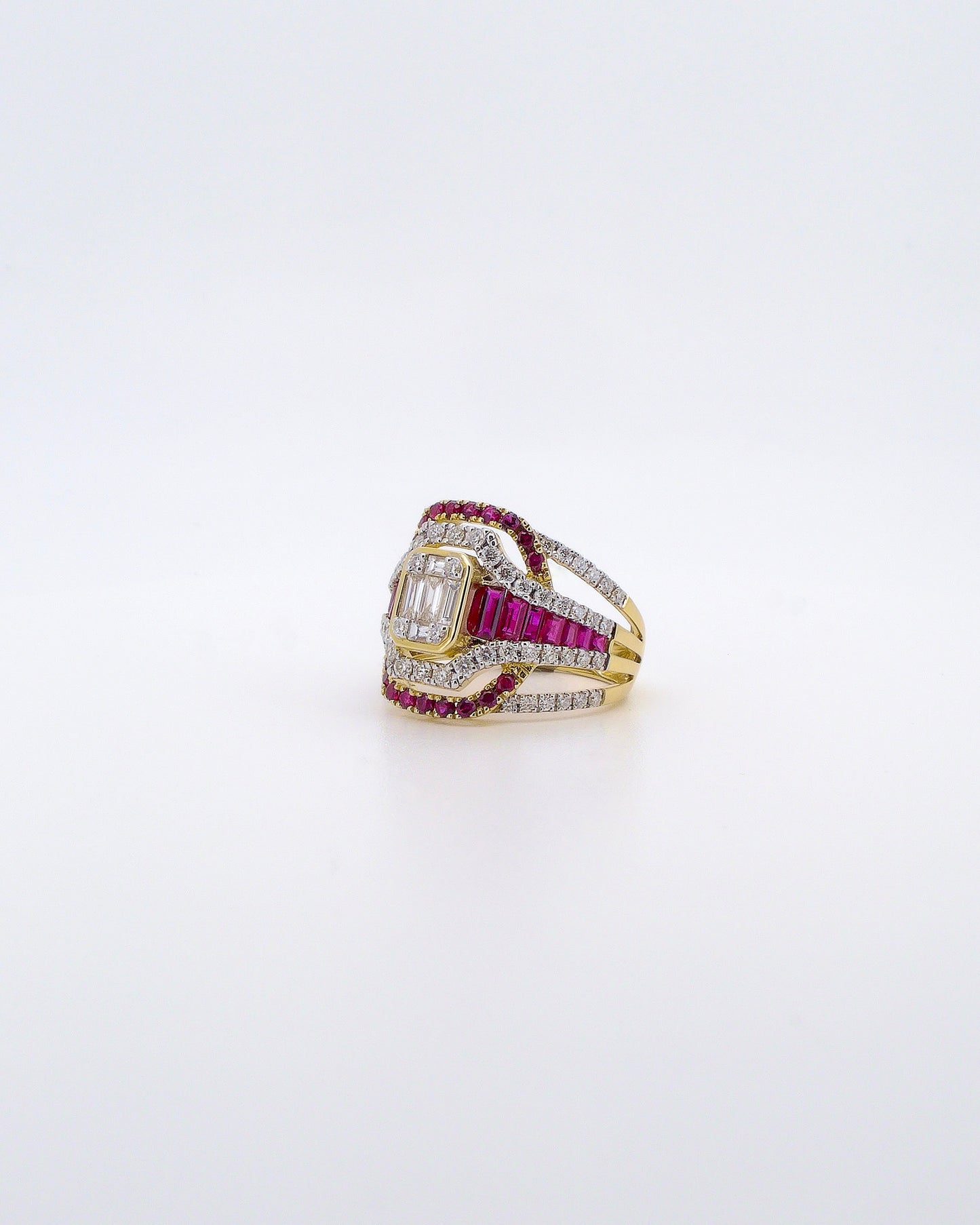 Ruby Illusion Ring