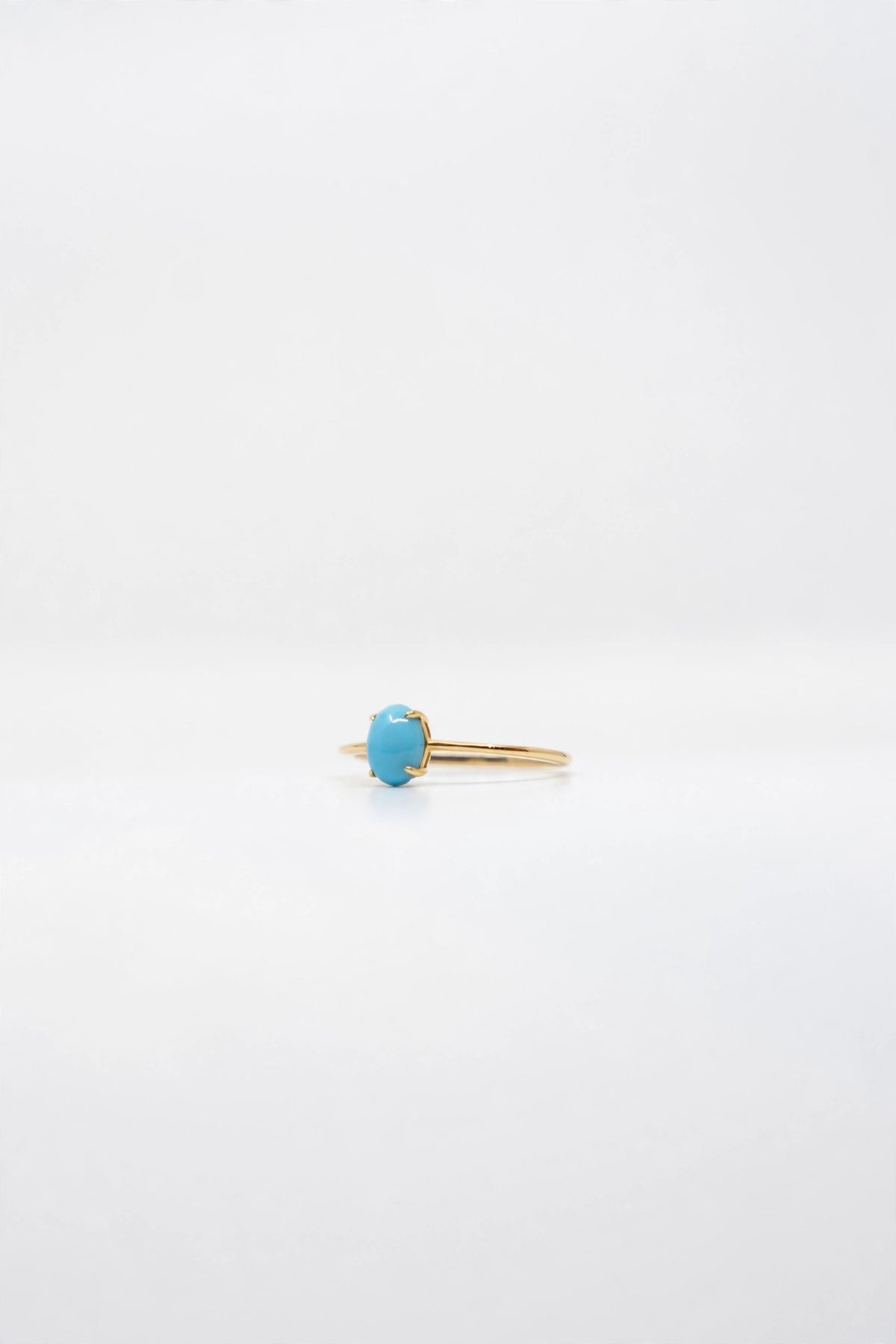 Solitaire Turquoise Ring