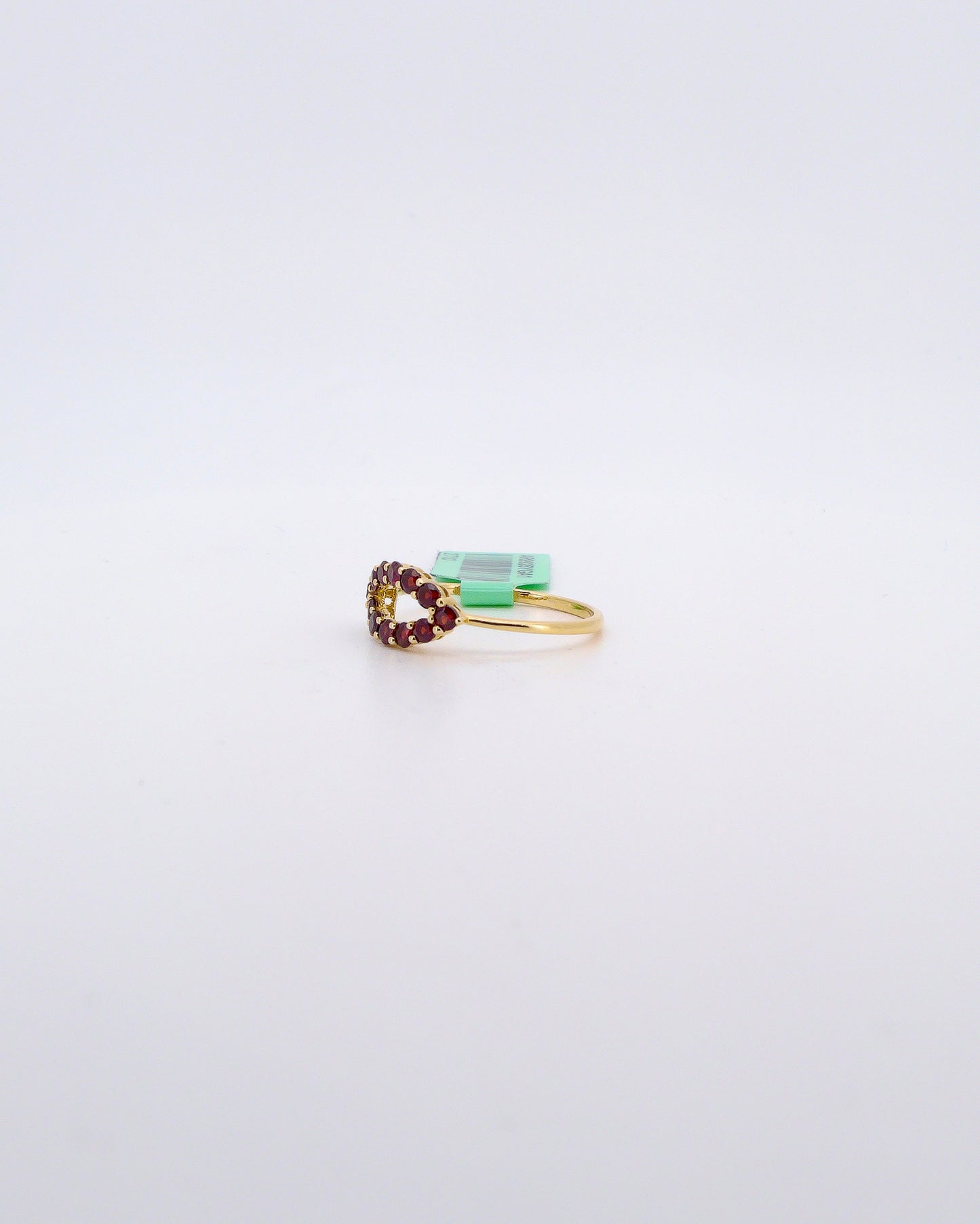 Garnet Open Design Ring