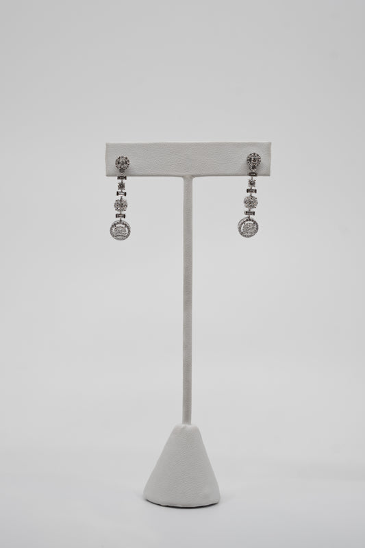 Teardrop Diamond Dangles
