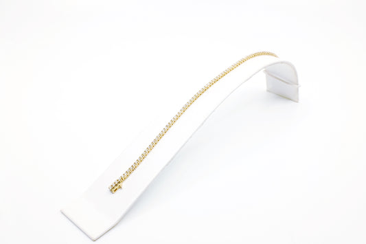 3.00ct Yellow Gold Tennis Bracelet