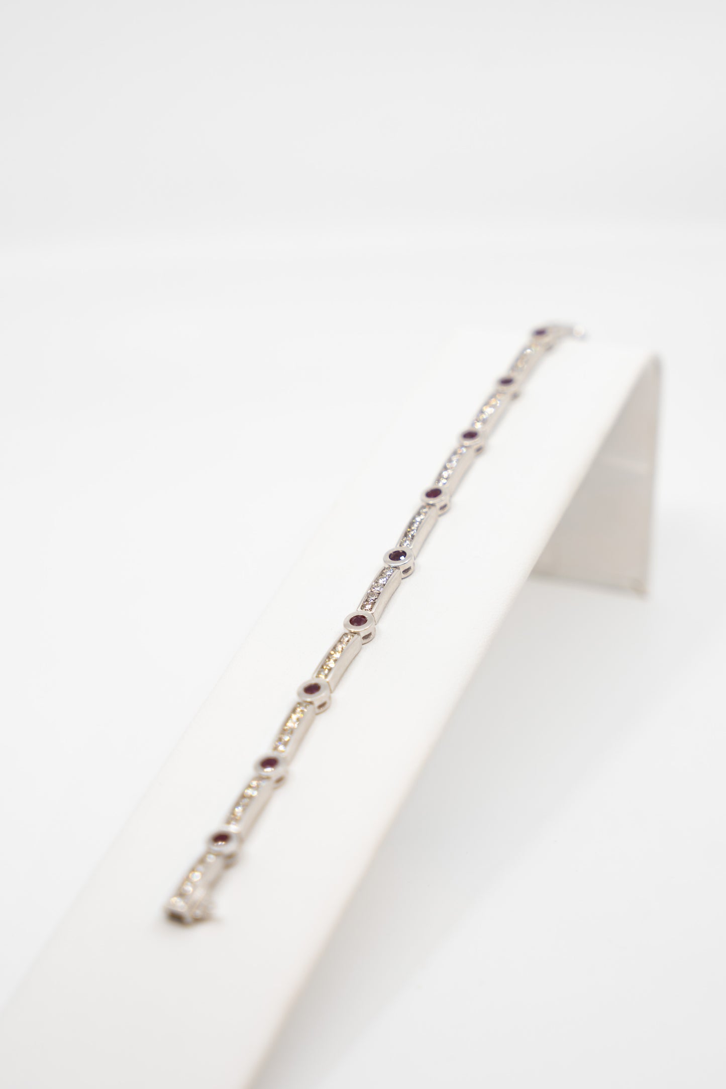 Mixed Setting Ruby Bracelet