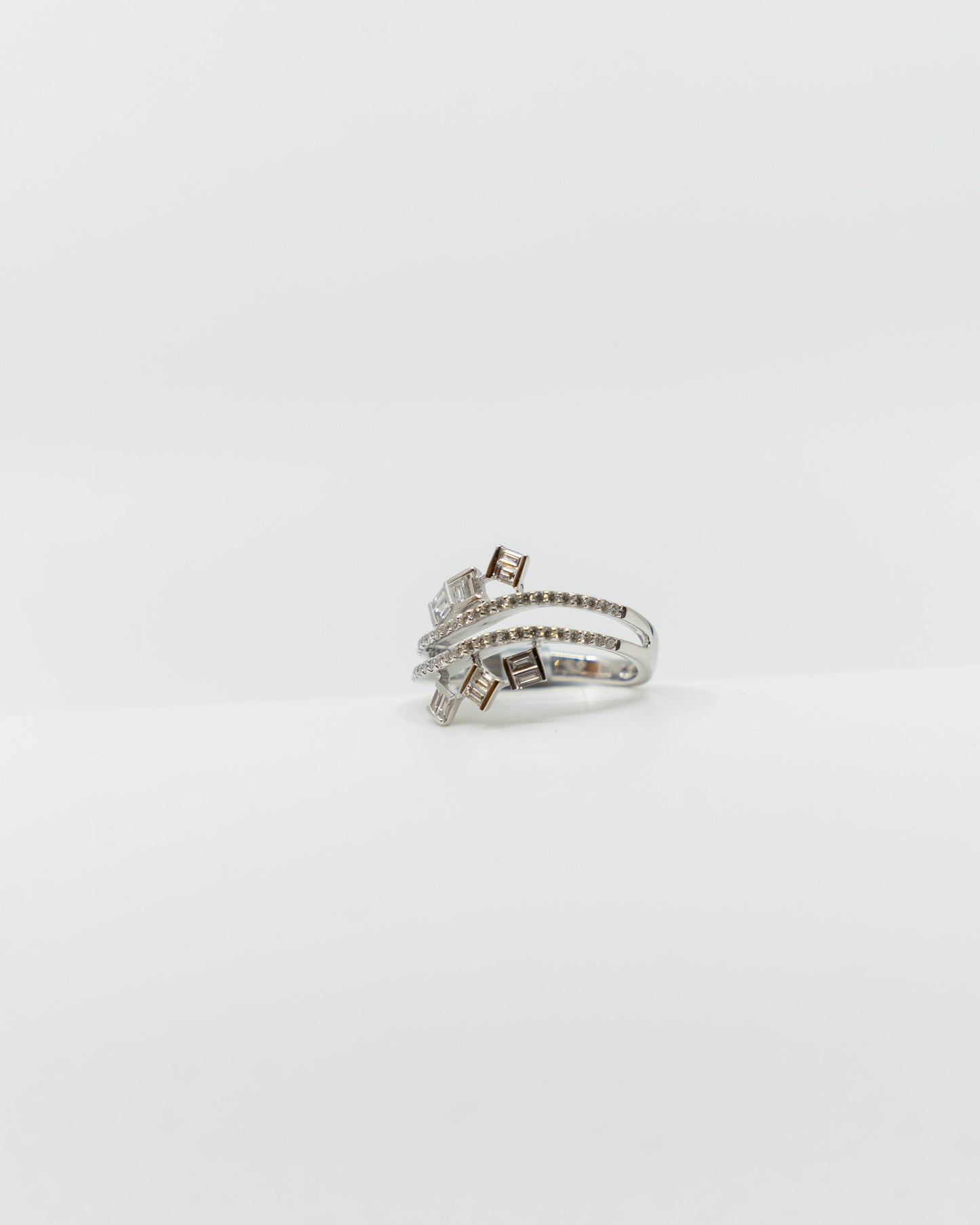 Abstract Diamond Ring