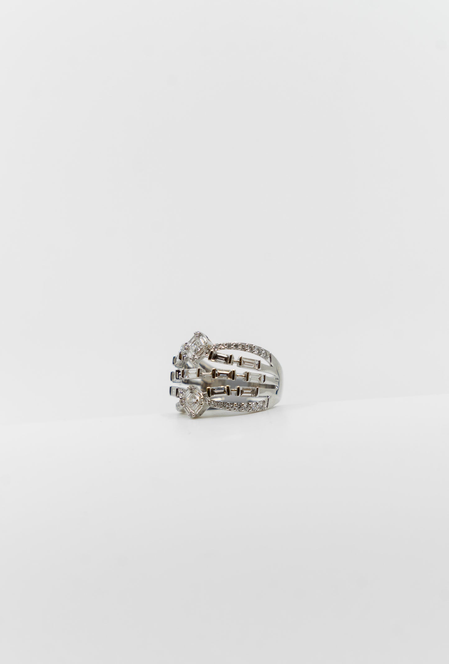 Five Band Diamond Ring