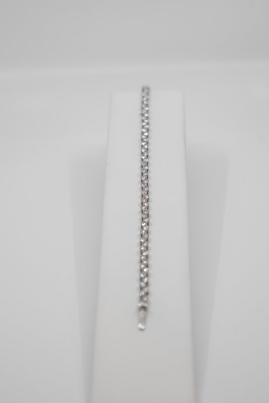 Puzzle Piece Style Diamond Bracelet - 2.00ct