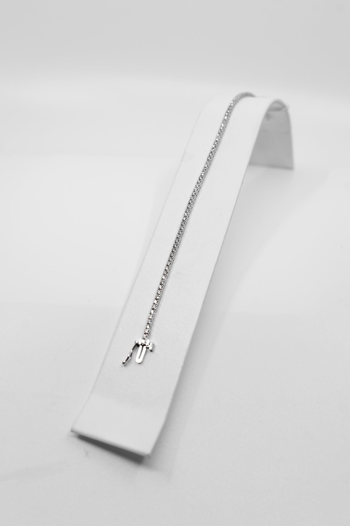 3.00ct White Gold Tennis Bracelet