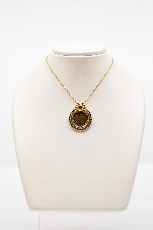 Coin Bow Pendant