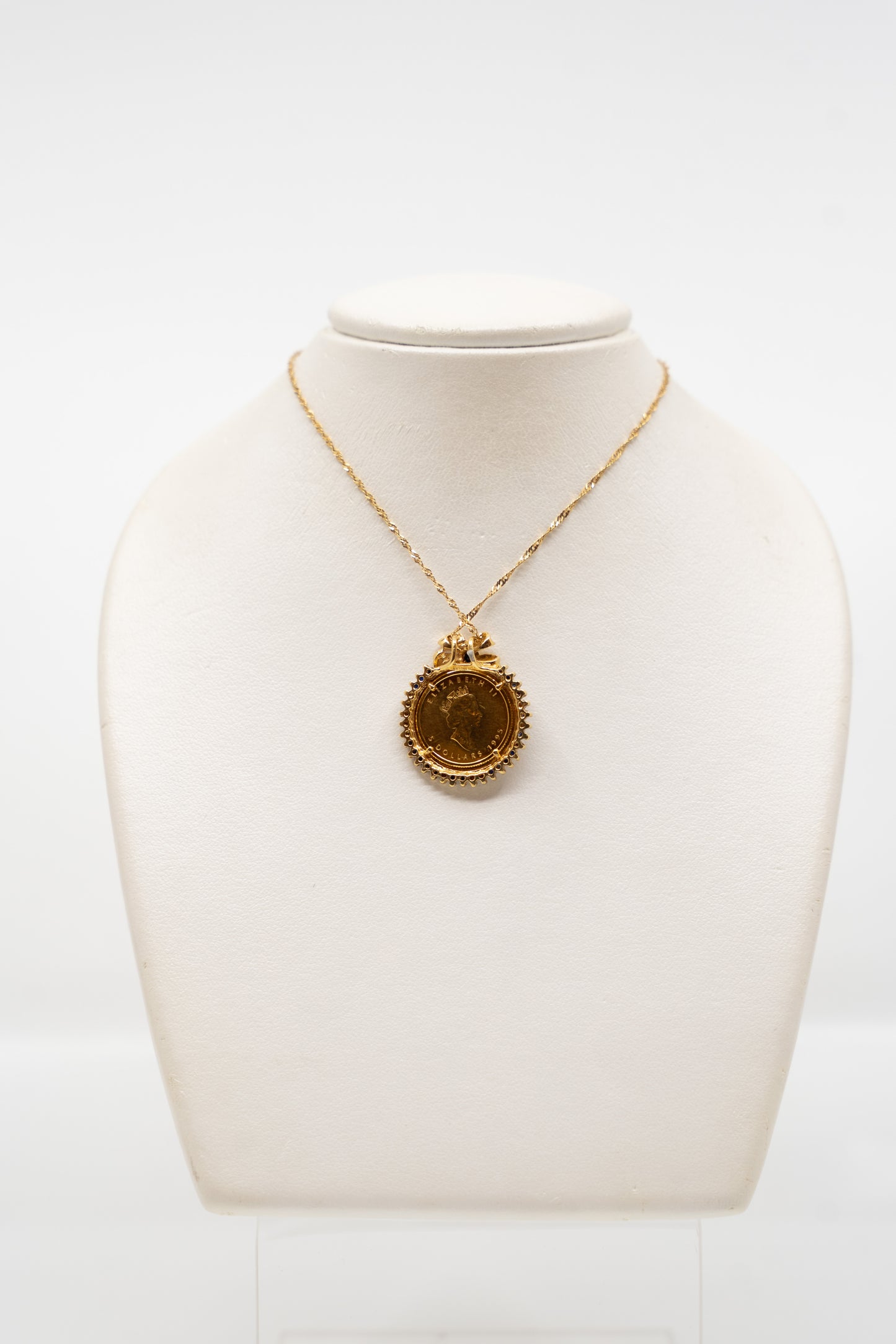 Coin Bow Pendant