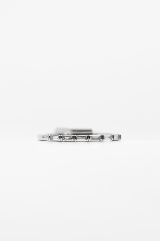 Horizontal Baguette Cut Diamond Band