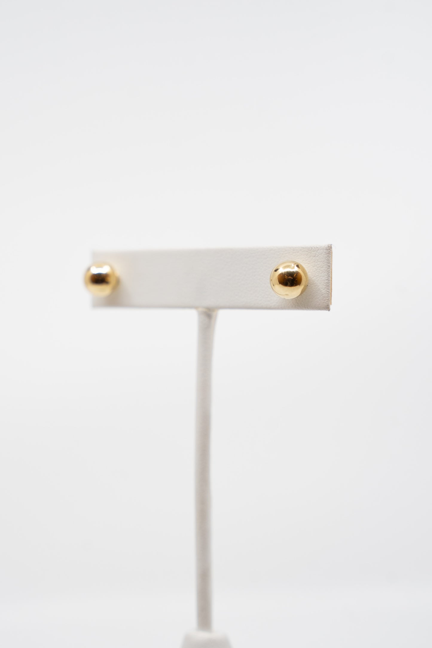 Round Stud Earrings