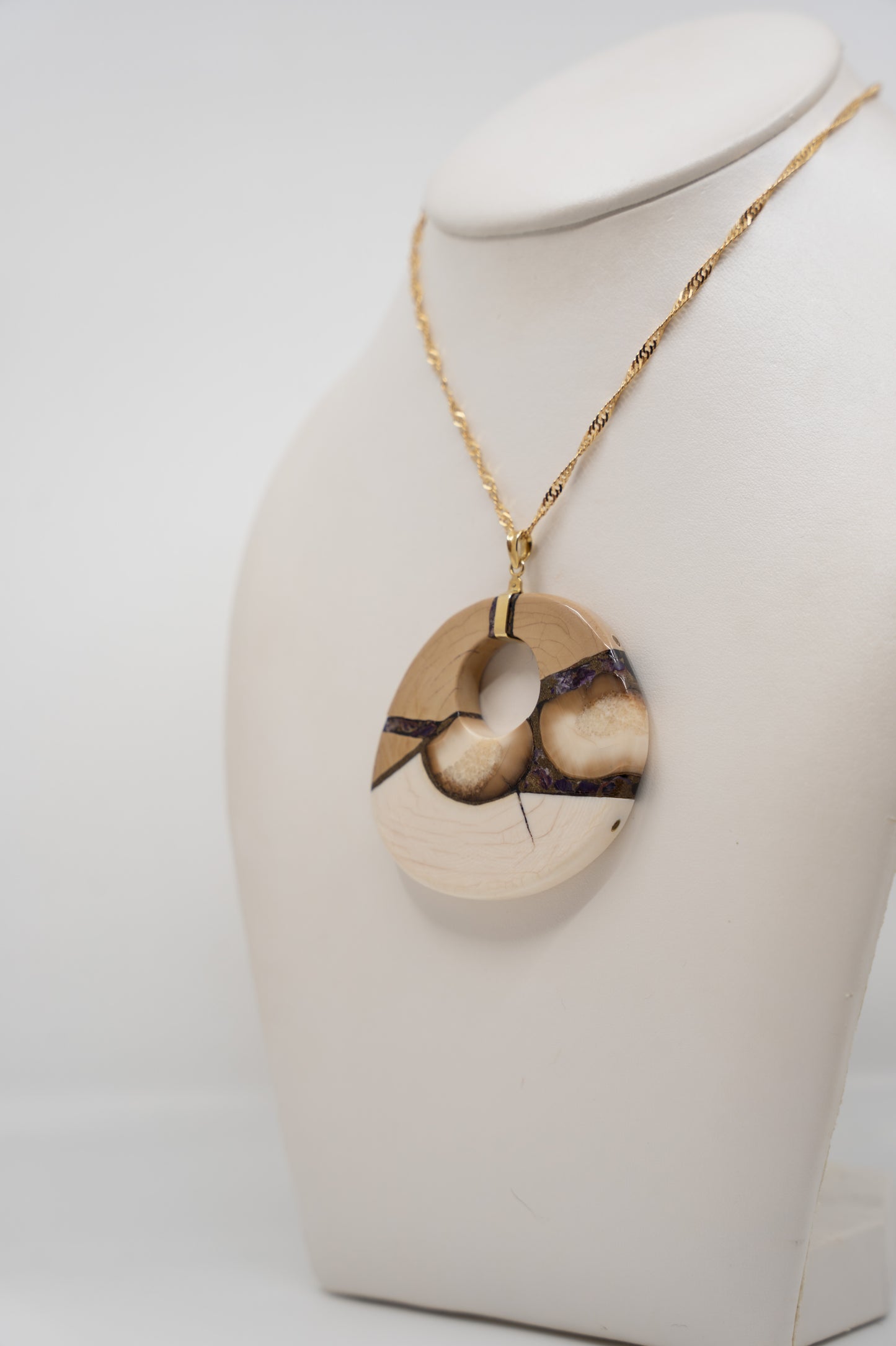 Reversible Woolly Mammoth Pendant