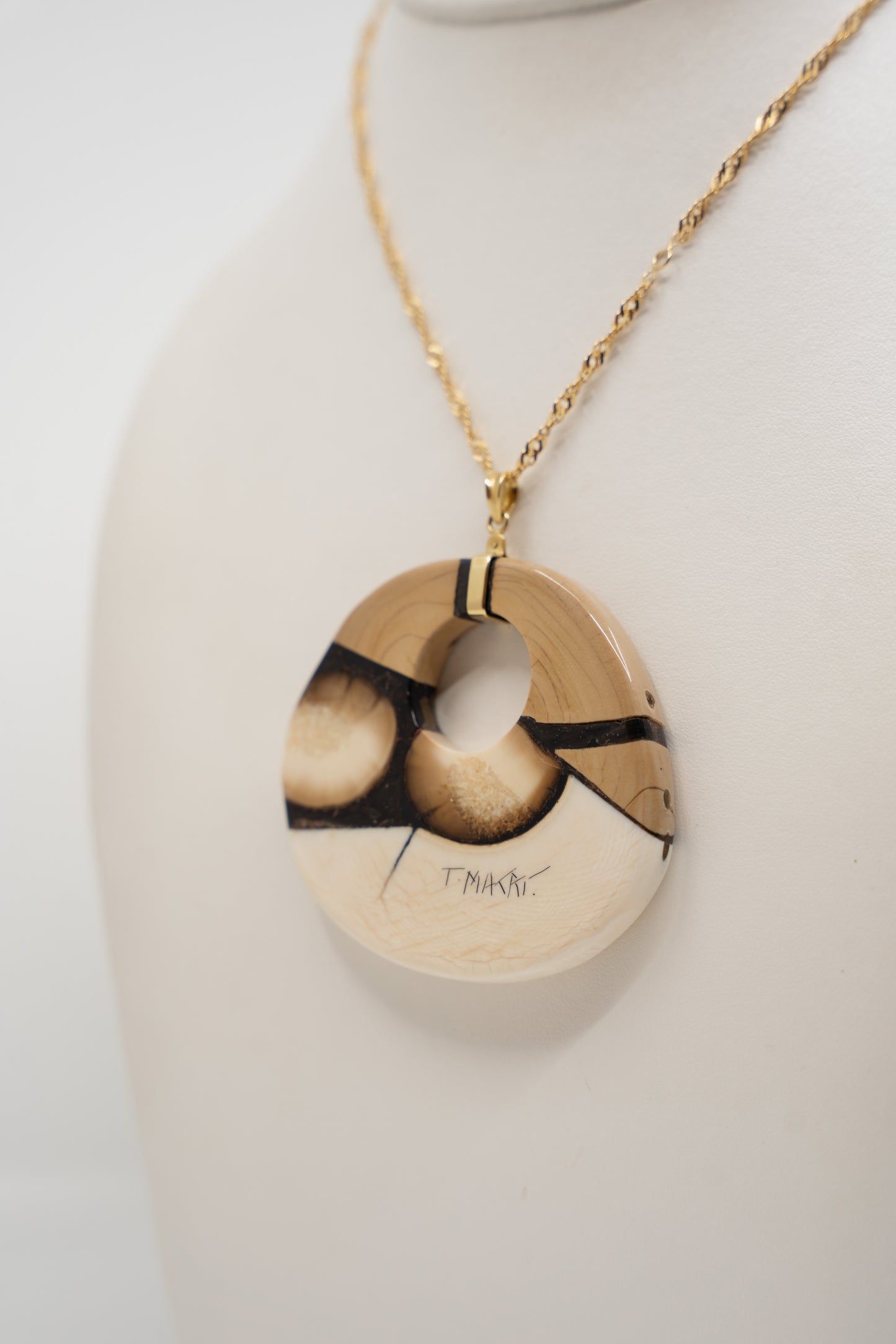 Reversible Woolly Mammoth Pendant