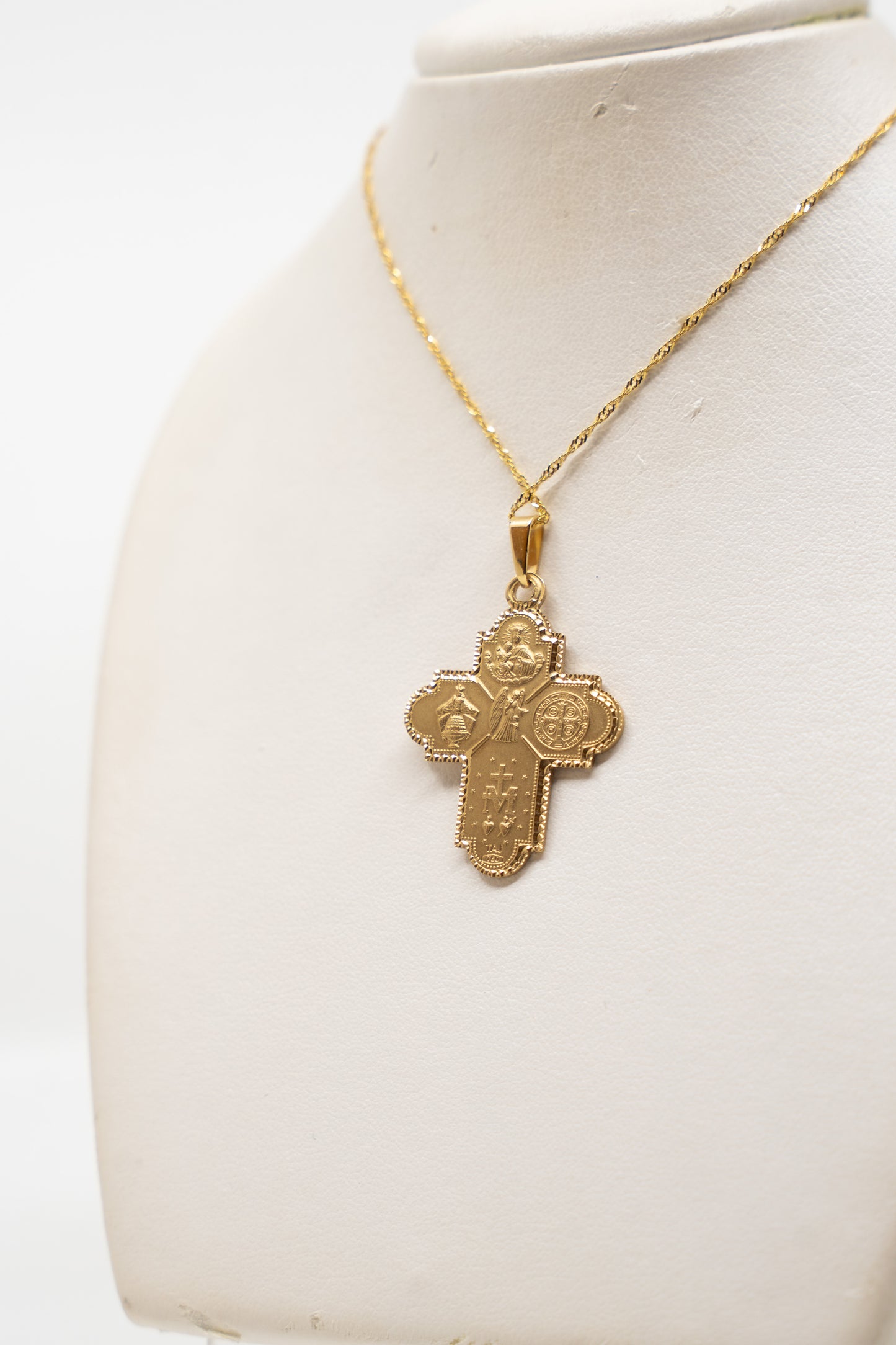 Double Sided Cross Pendant