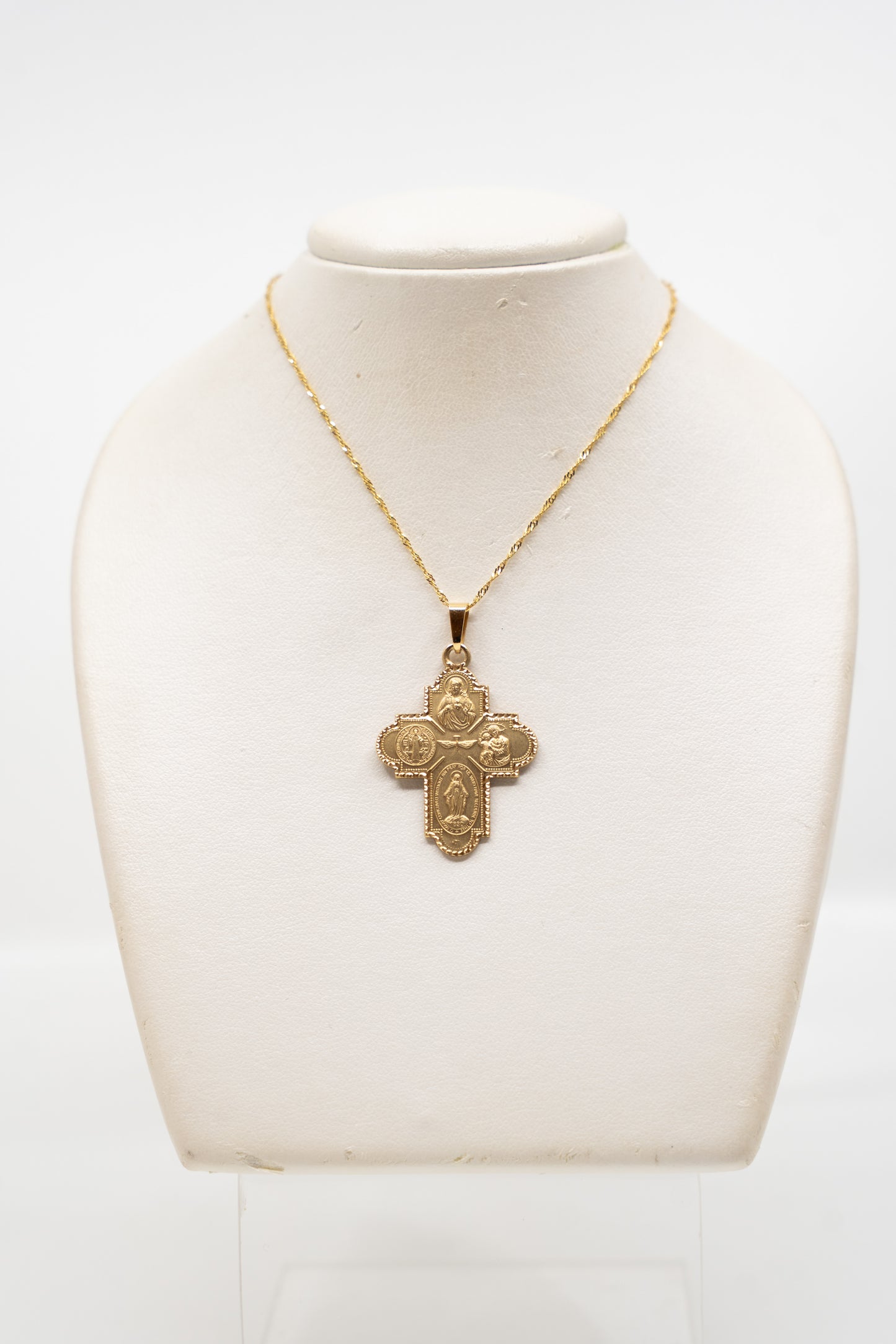 Double Sided Cross Pendant