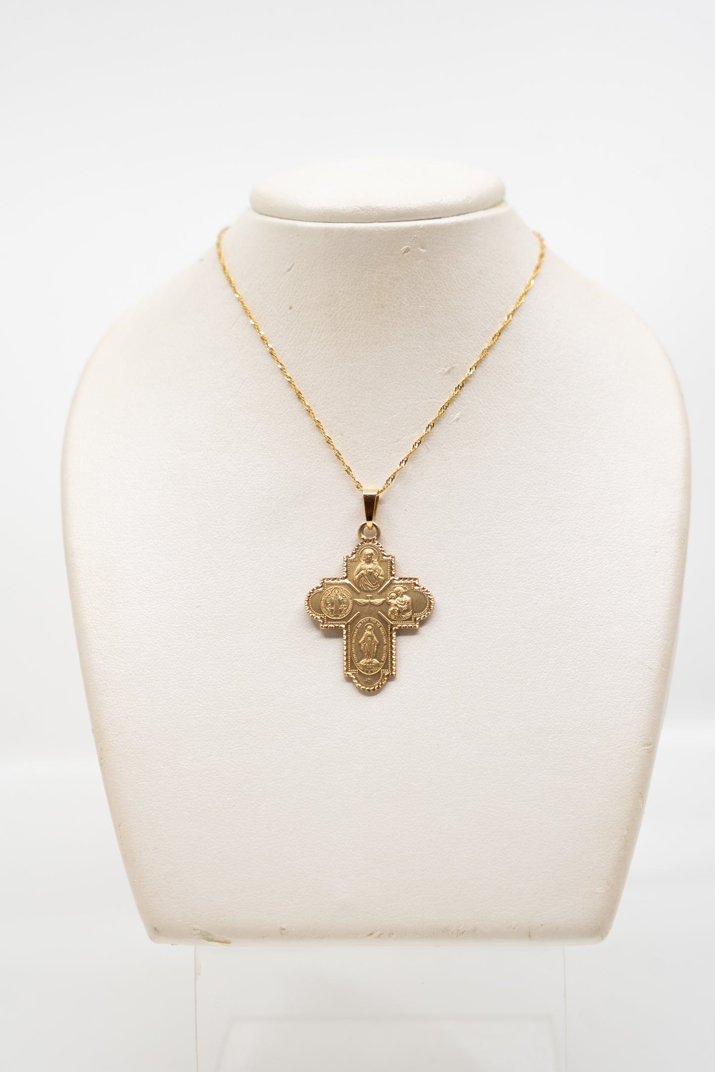 Double Sided Cross Pendant