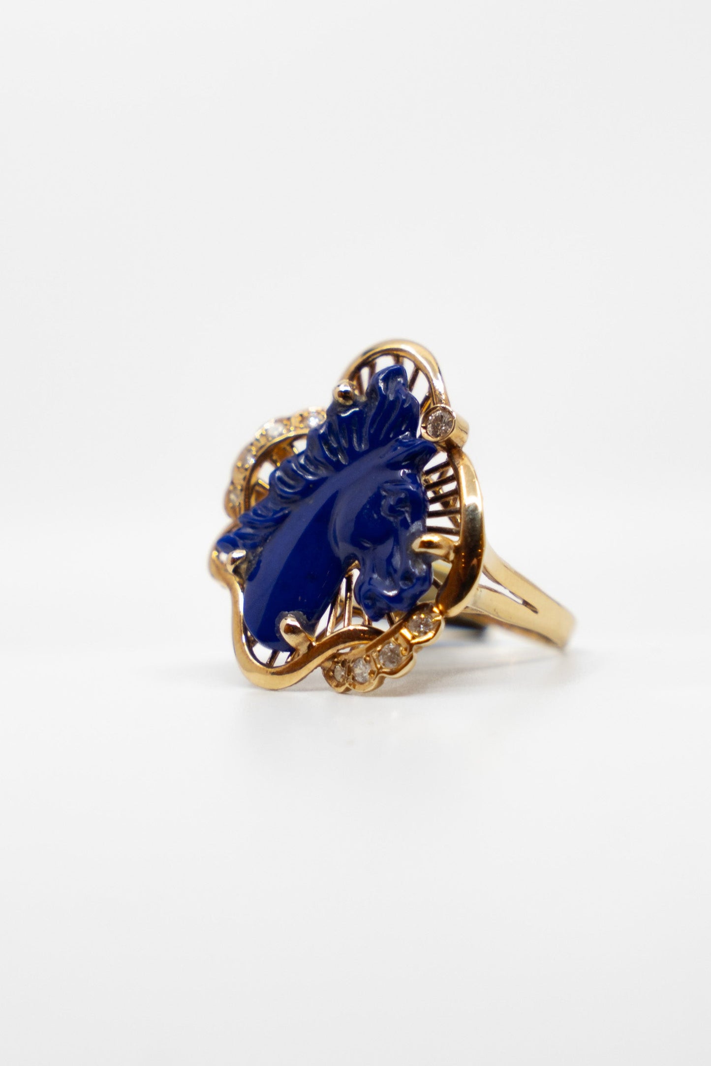 Lapis Lazuli Stallion Ring