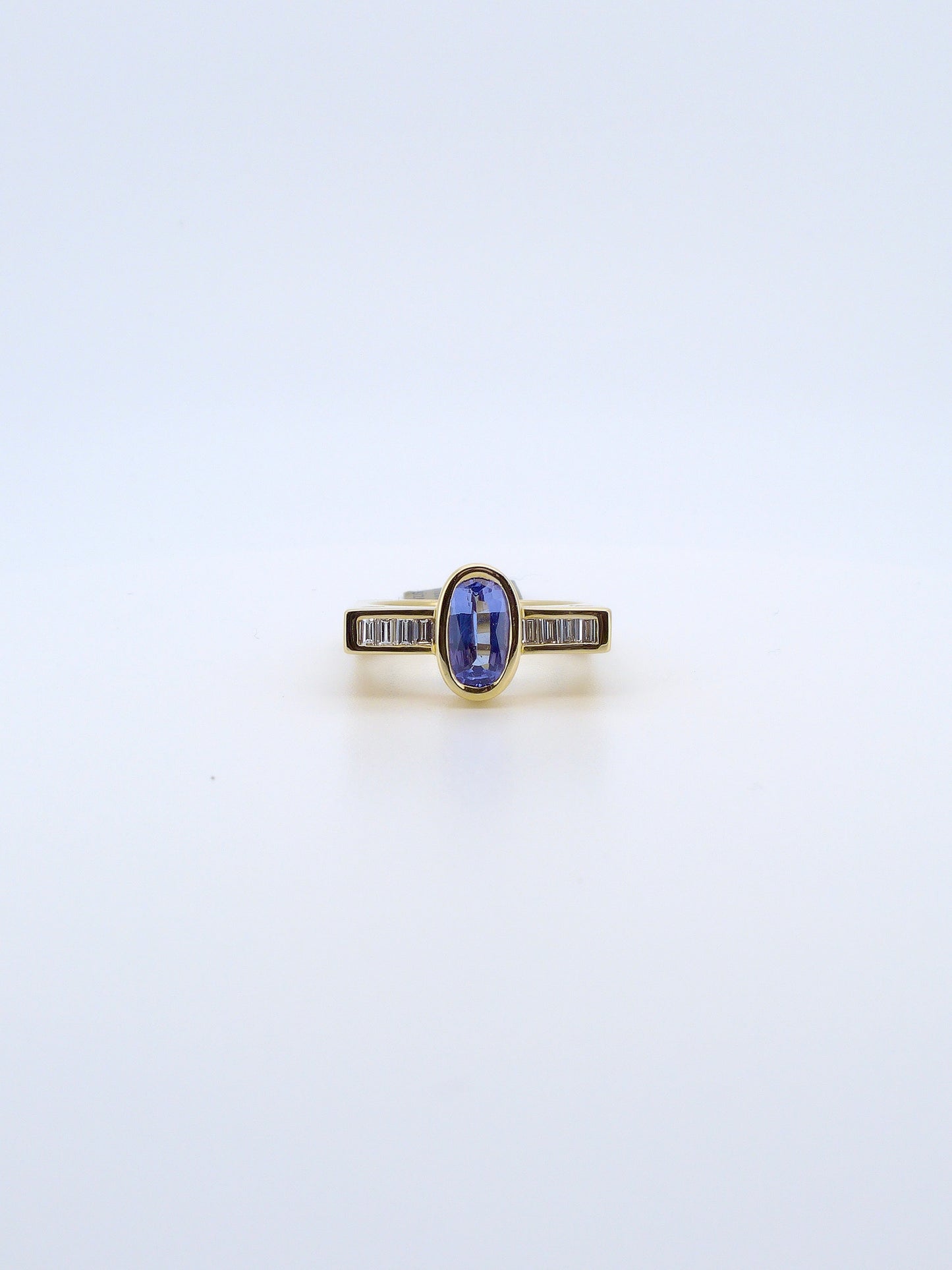 Square Tanzanite Ring