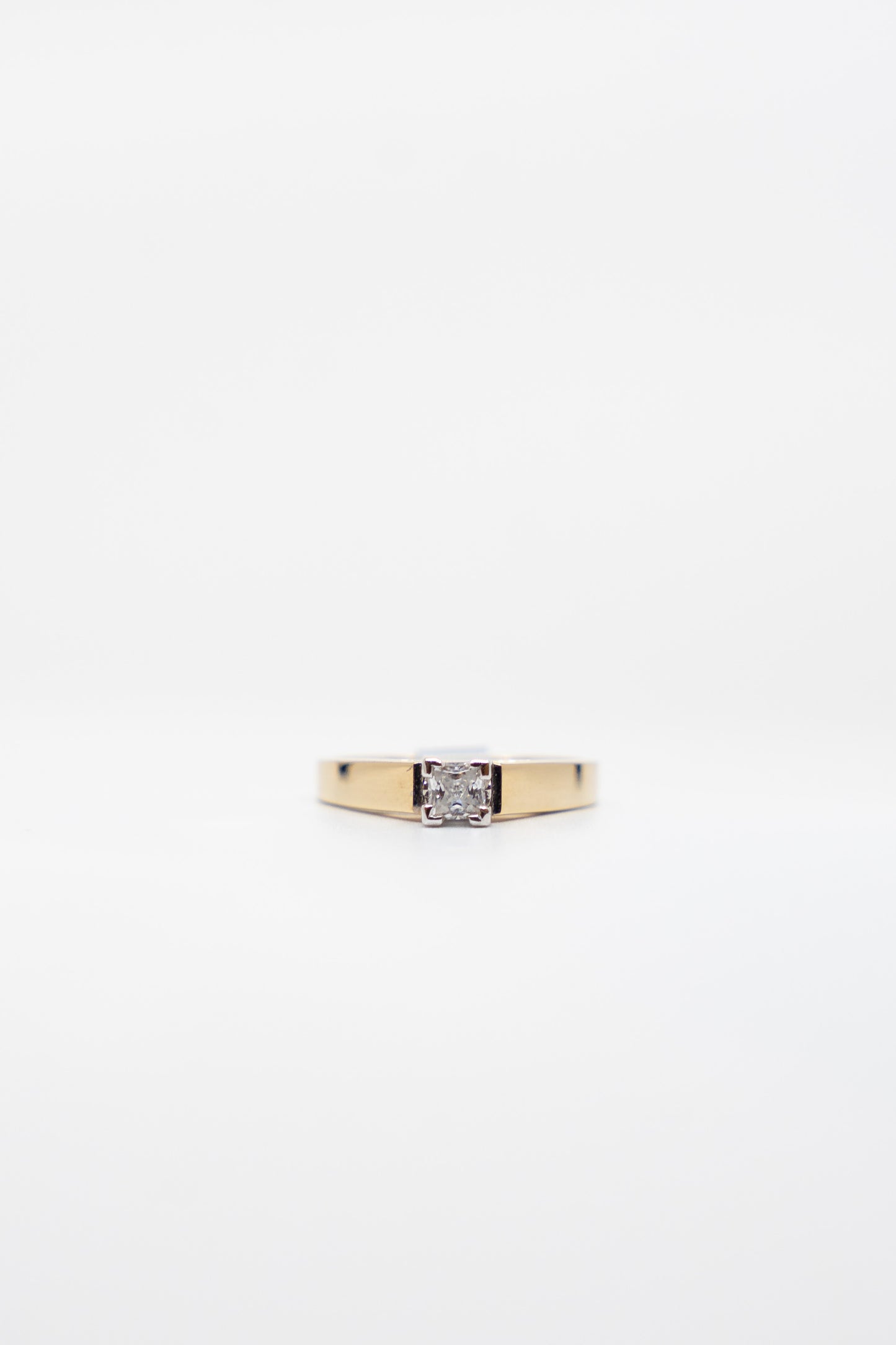 Delicate Princess Cut Ring