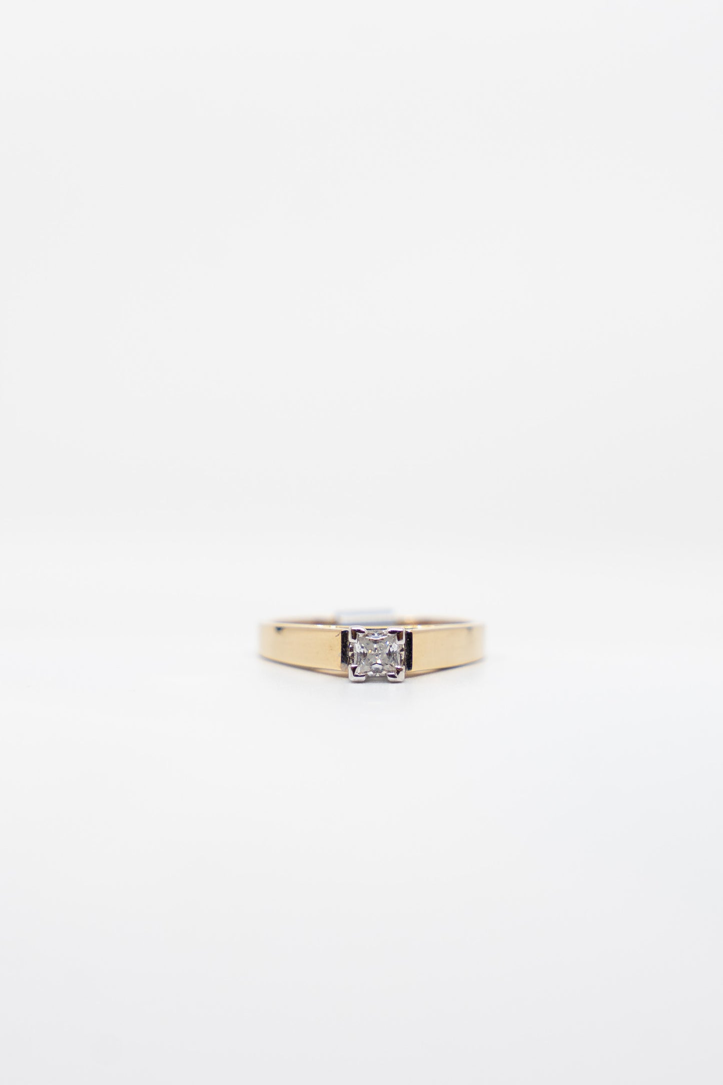 Delicate Princess Cut Ring