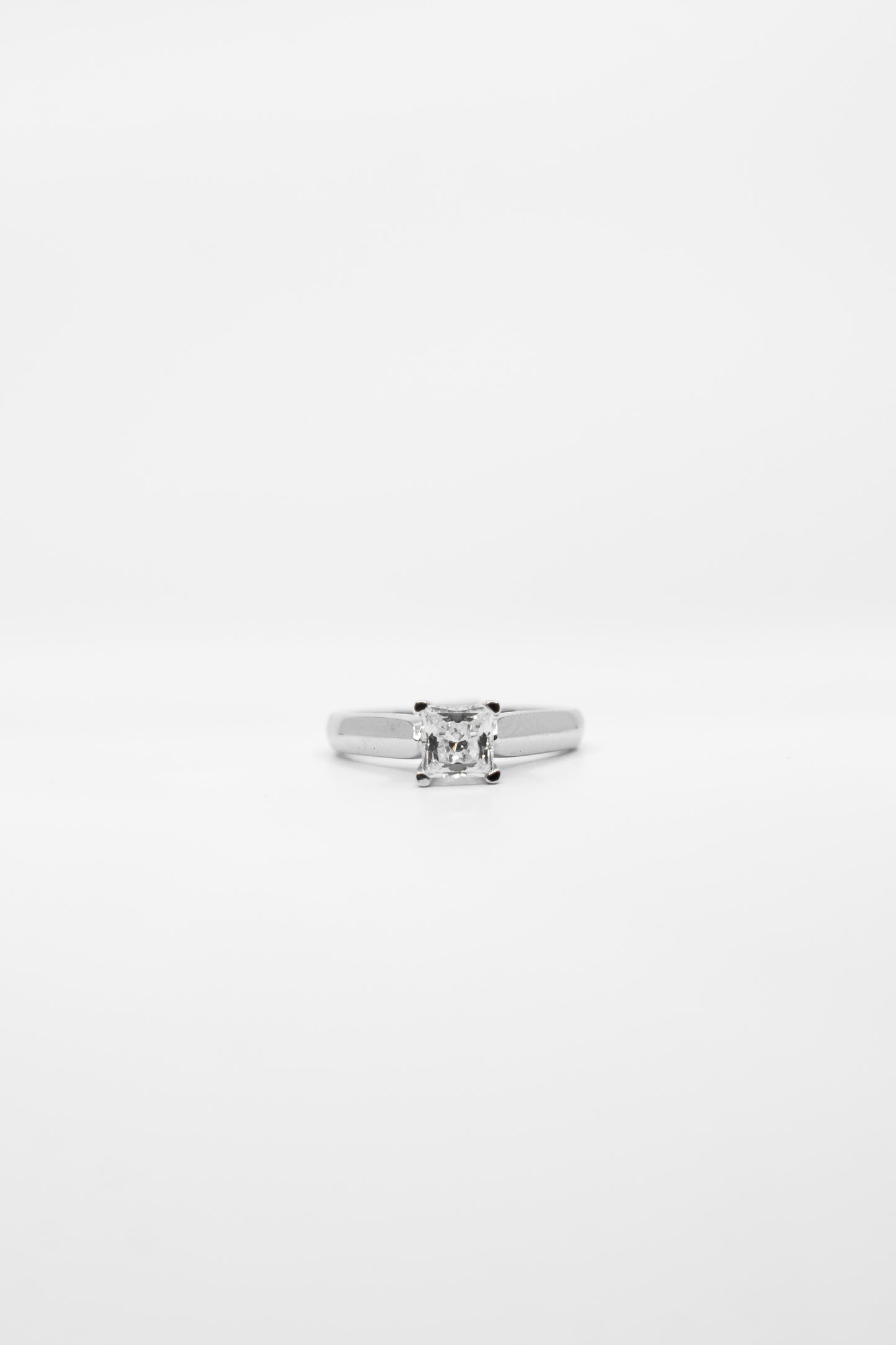1.00 Carat Princess Cut Diamond Ring