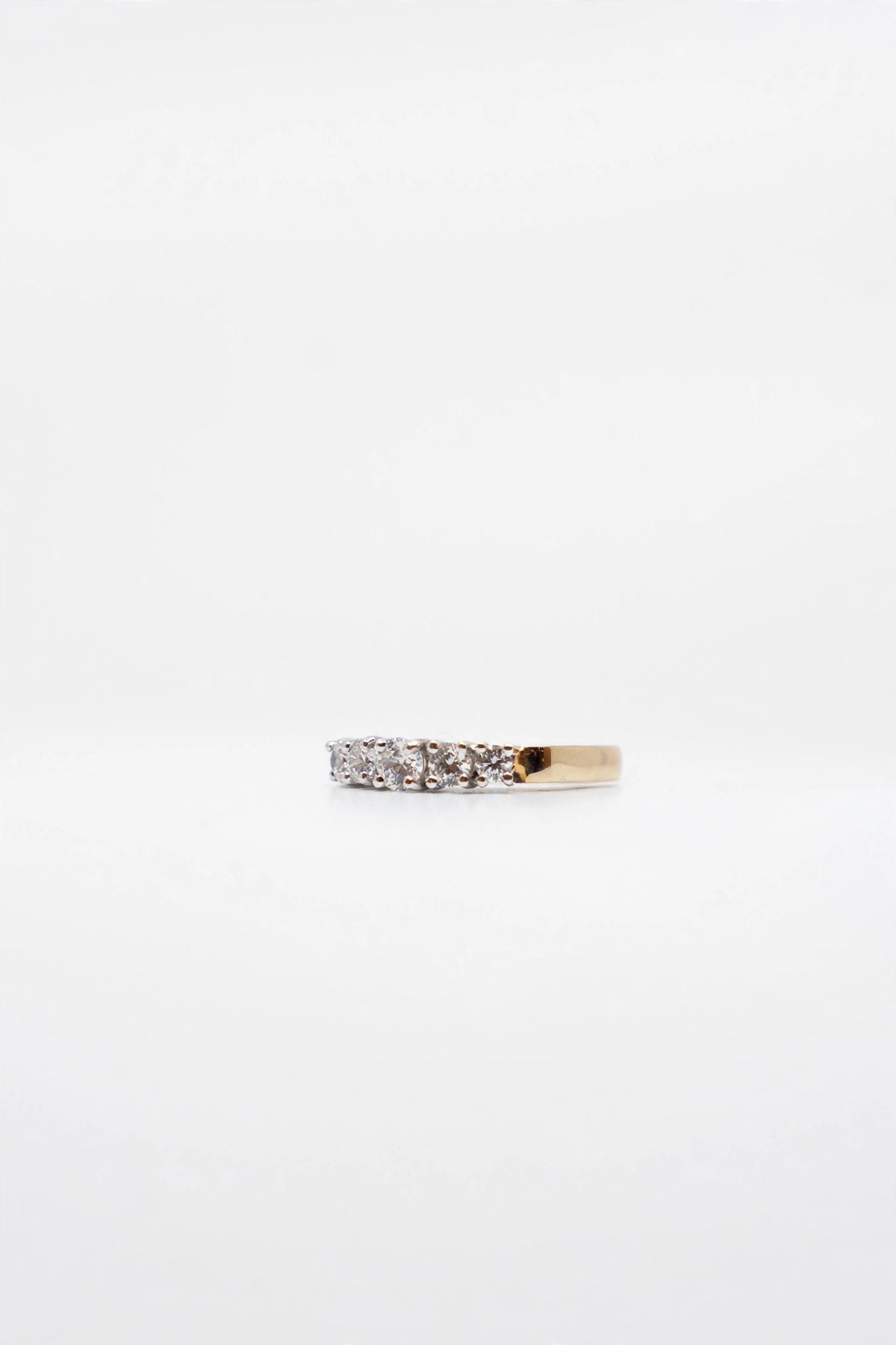 5 Stone Diamond Stacking Ring