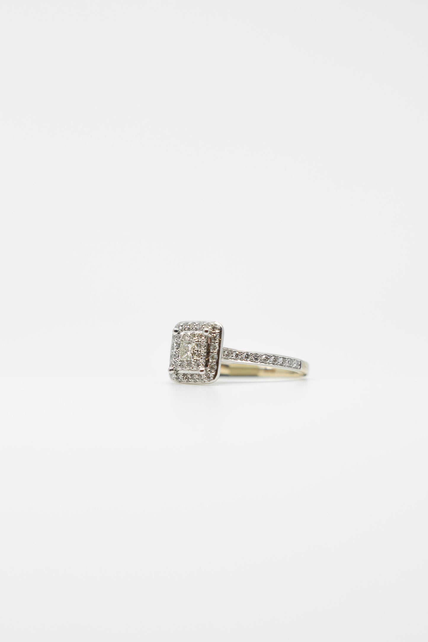 0.65 Carat Princess Cut Illusionary Ring