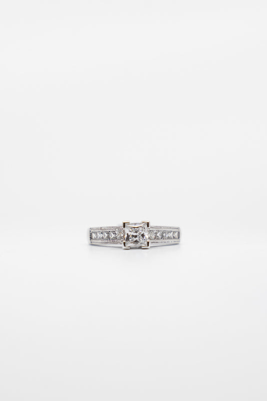 1.15 Carat Princess Cut Ring