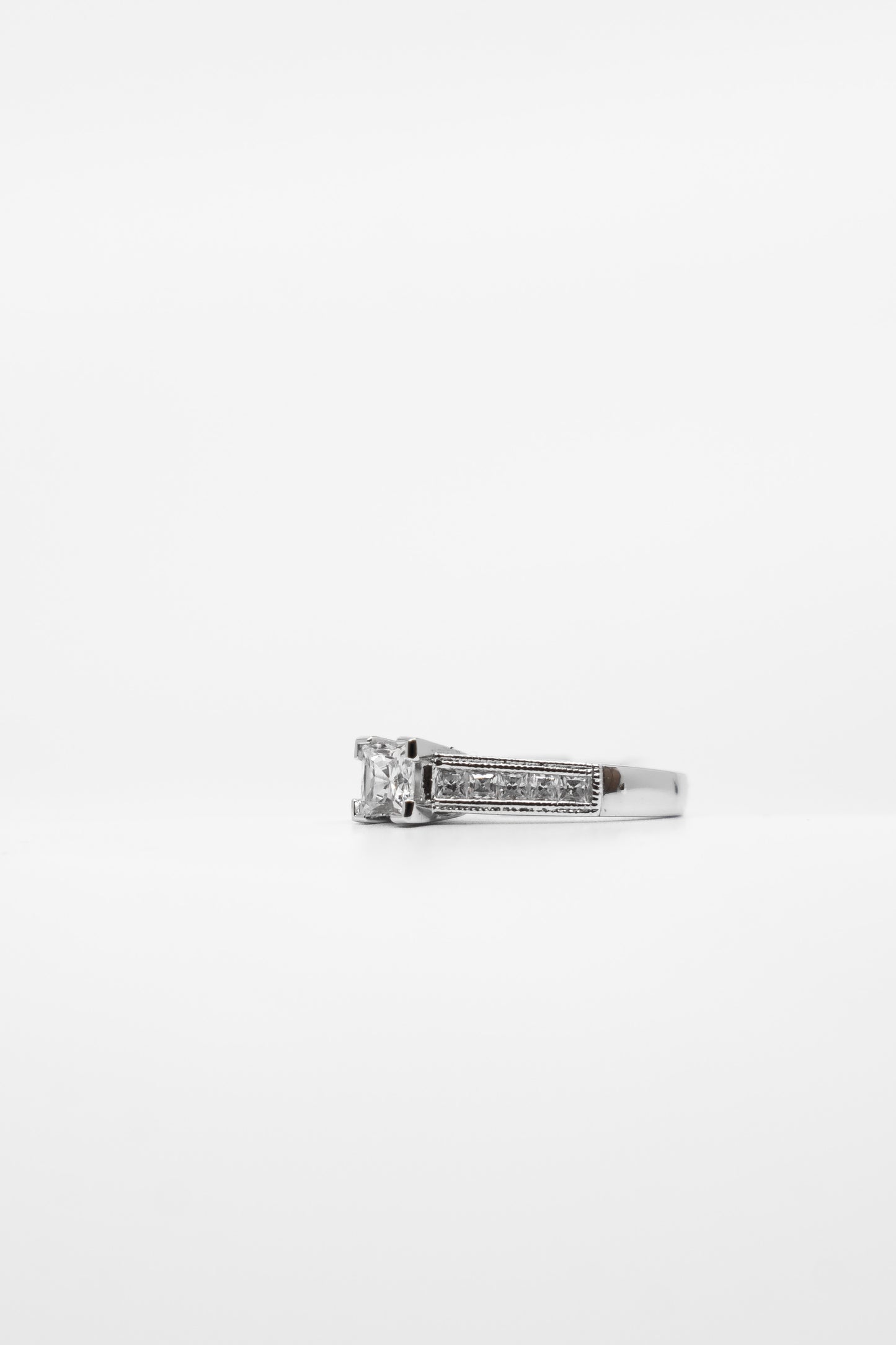 1.15 Carat Princess Cut Ring