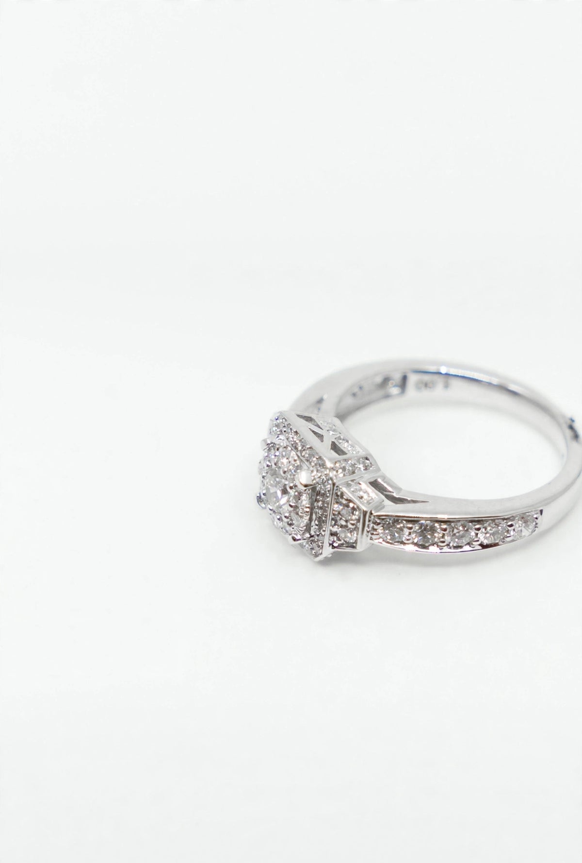 Classic Square Diamond Ring