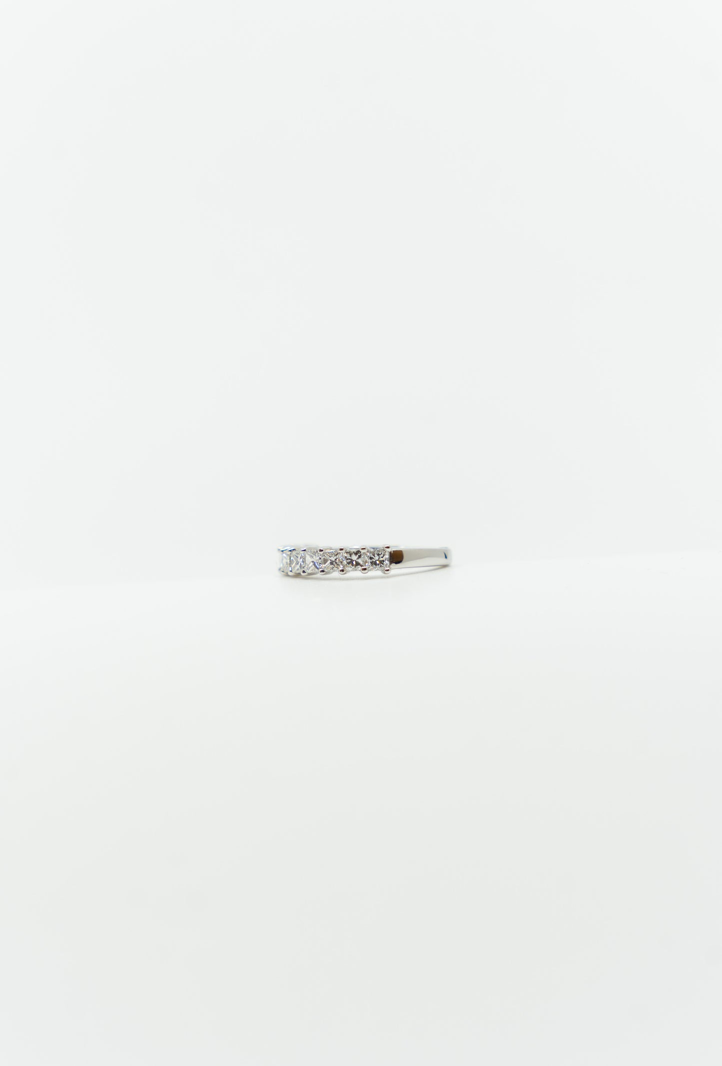 Princess Cut Diamond Band