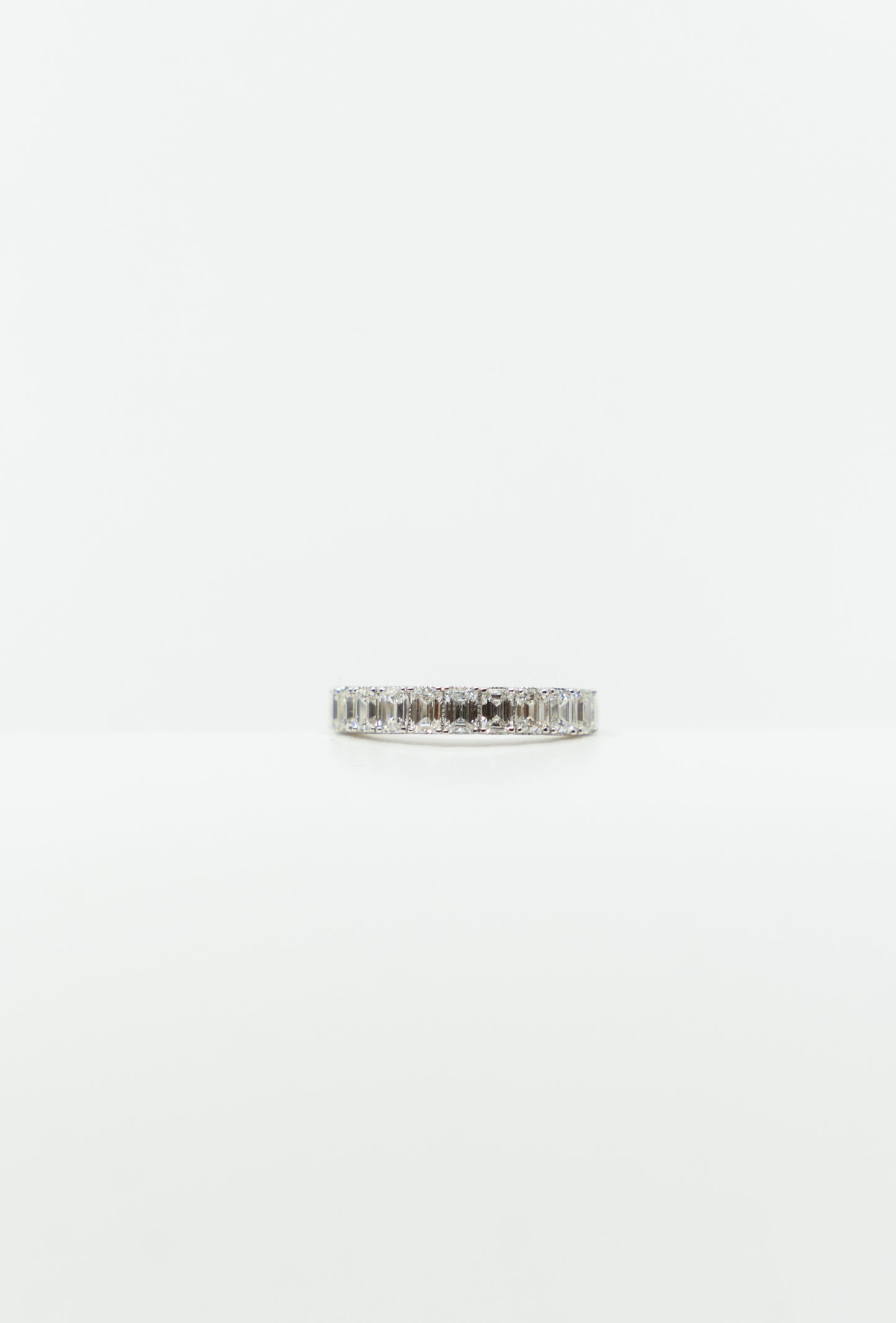 Emerald Cut Diamond Band
