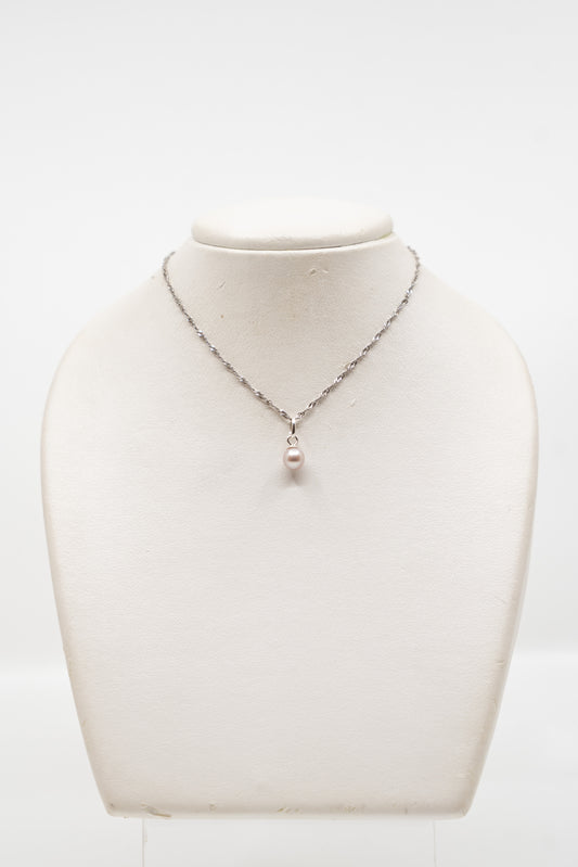 Sterling Silver Pearl Pendant
