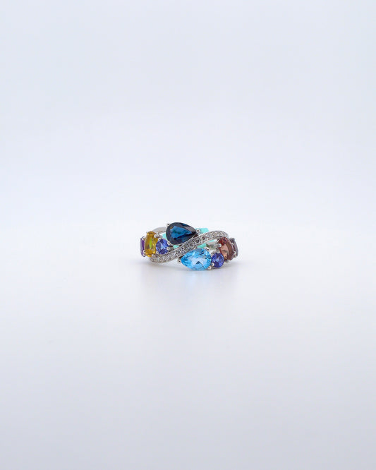 Multistone Family Ring
