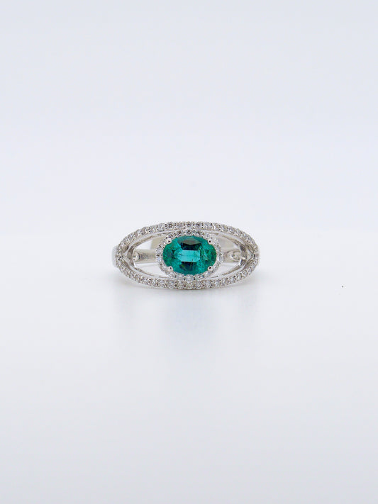 Emerald Eye Ring