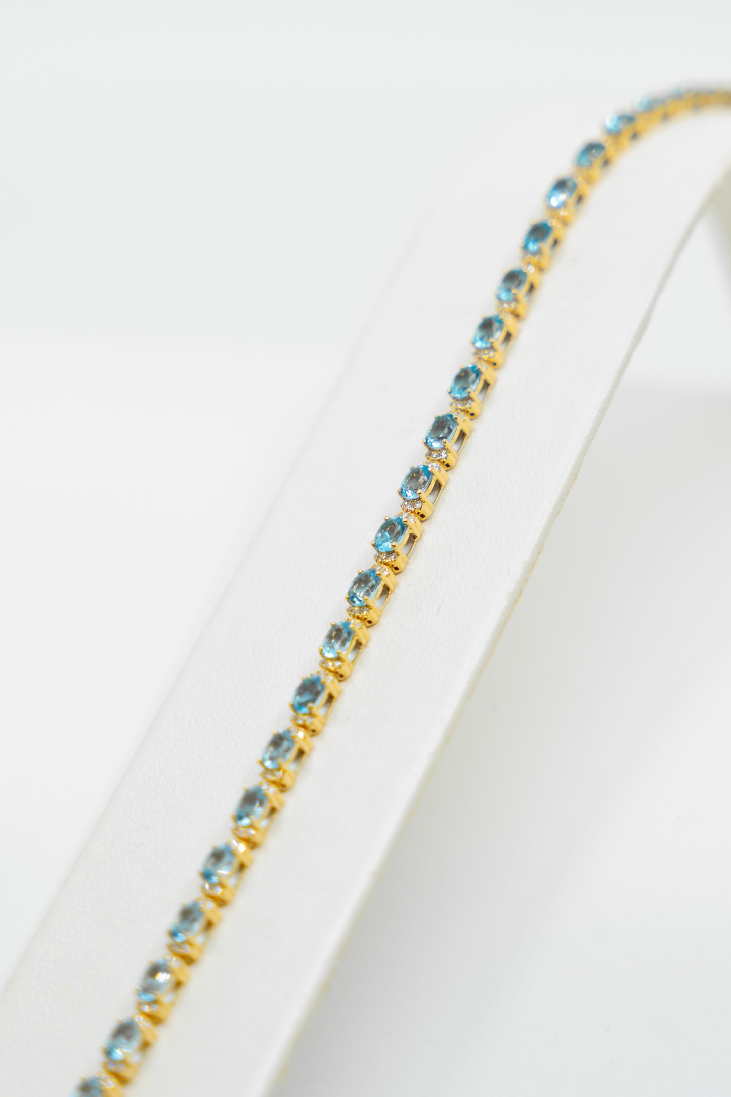 Delicate Blue Topaz Bracelet