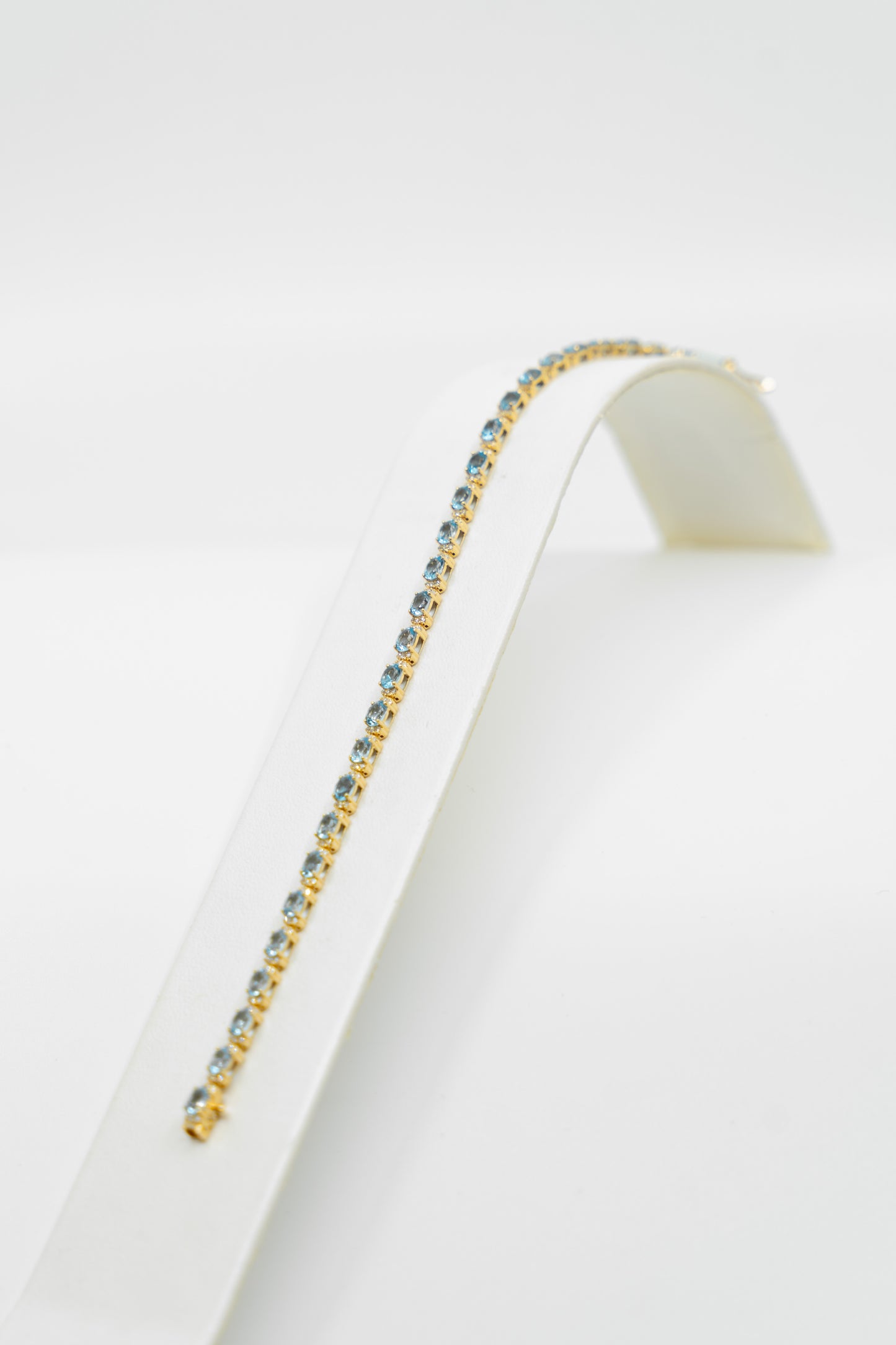 Delicate Blue Topaz Bracelet