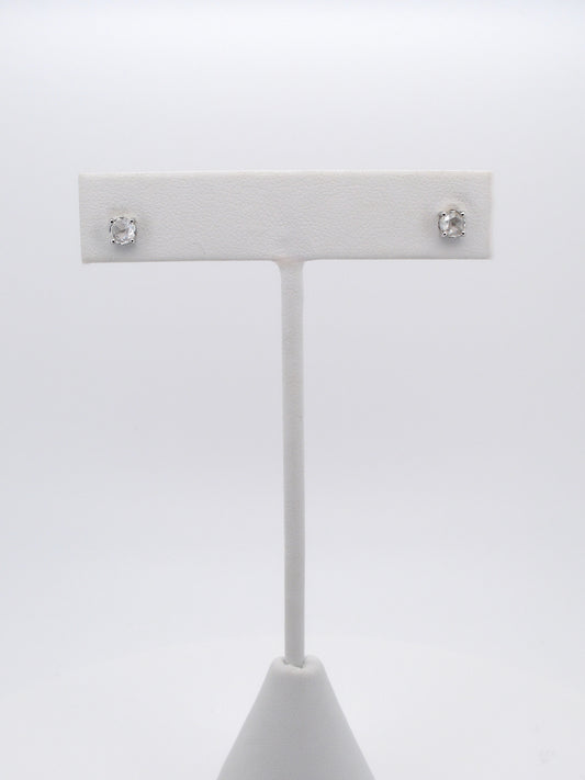 Delicate Rose Cut Diamond Studs