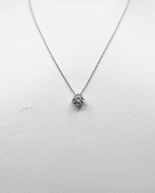 Diamond Solitaire Necklace