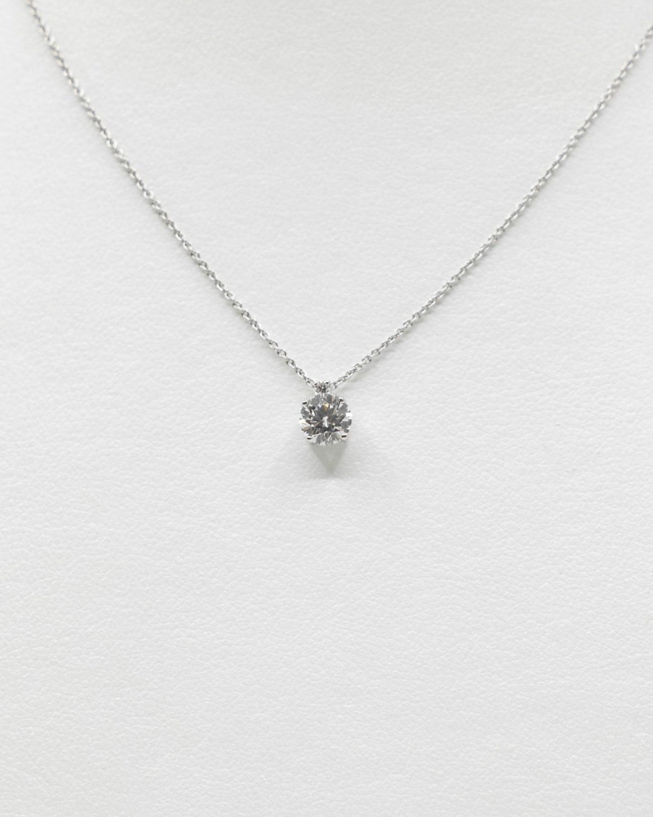 Diamond Solitaire..ish Necklace